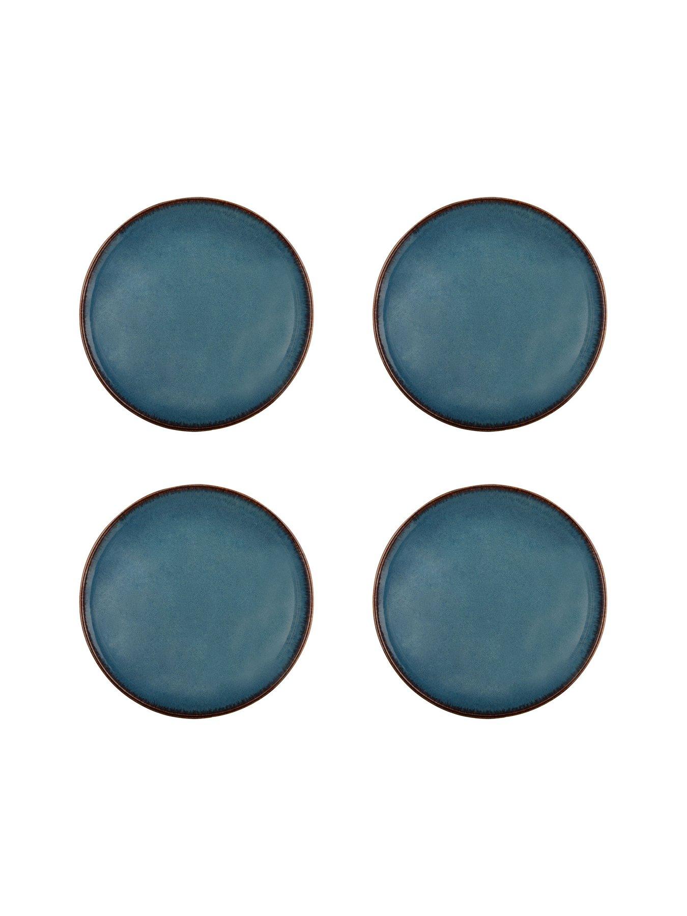  image of mason-cash-reactive-blue-set-of-4-pasta-bowls