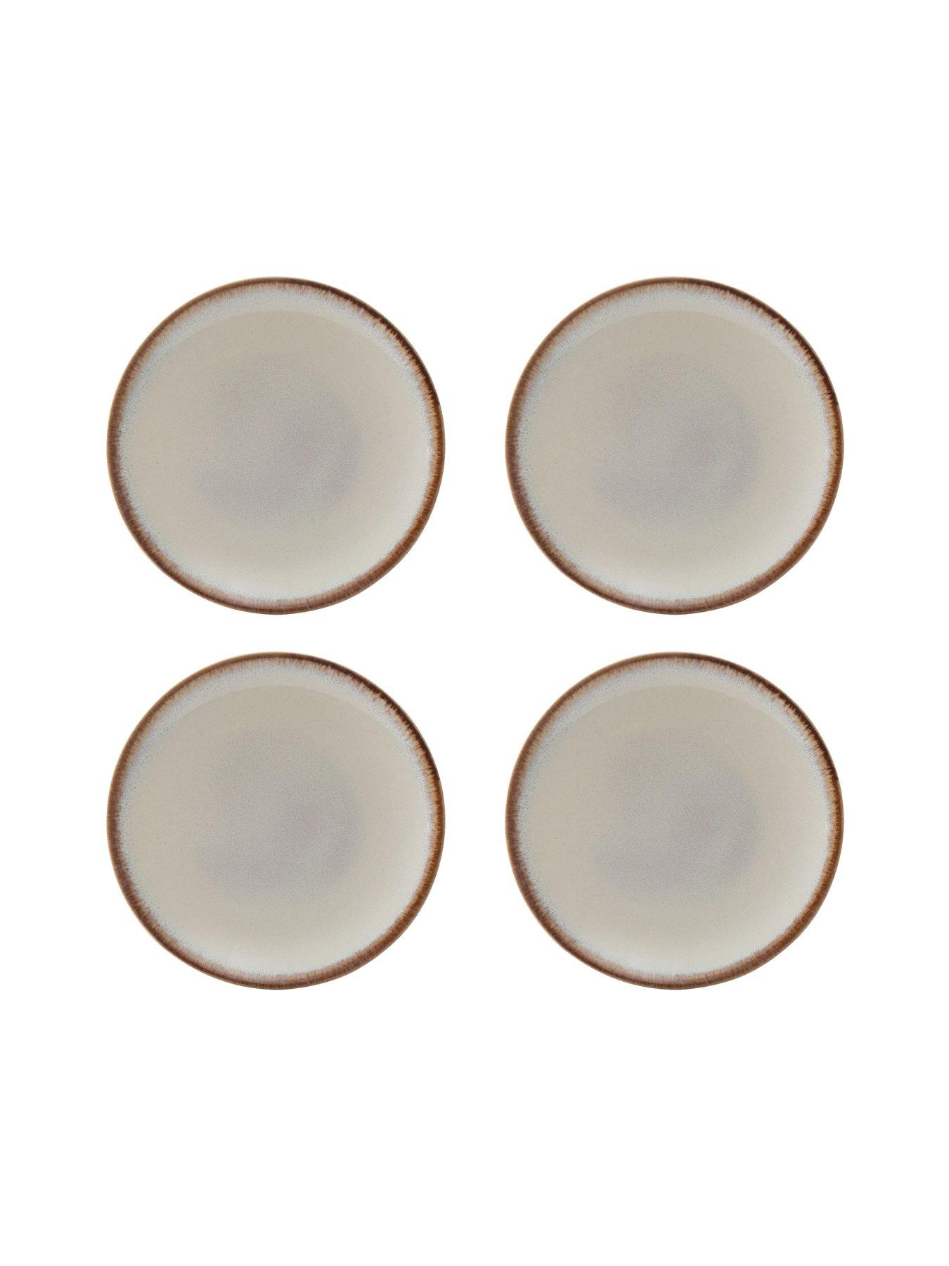 image of mason-cash-reactive-set-of-4-side-plates-ndash-cream
