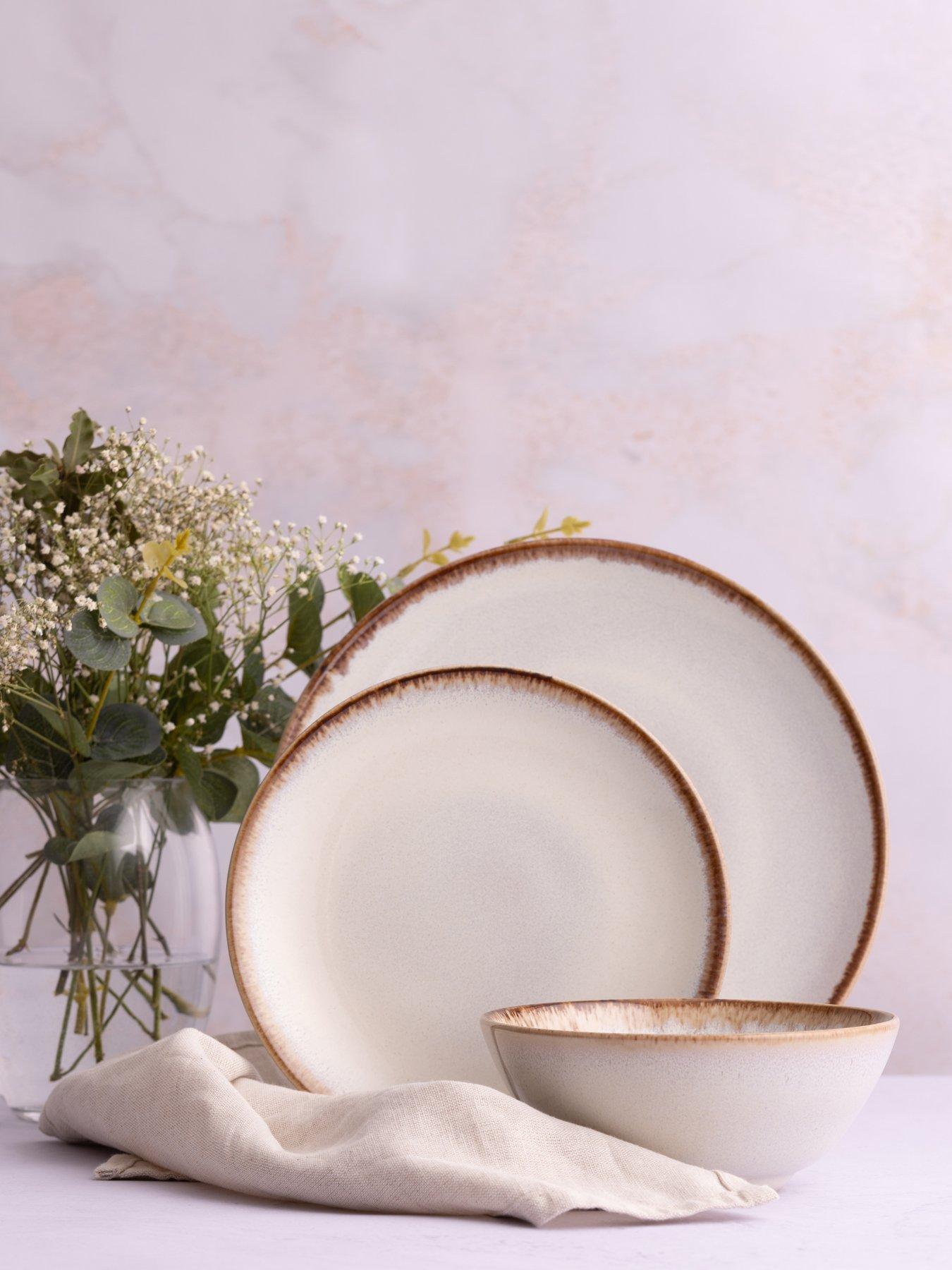  image of mason-cash-reactive-set-of-4-side-plates-ndash-cream