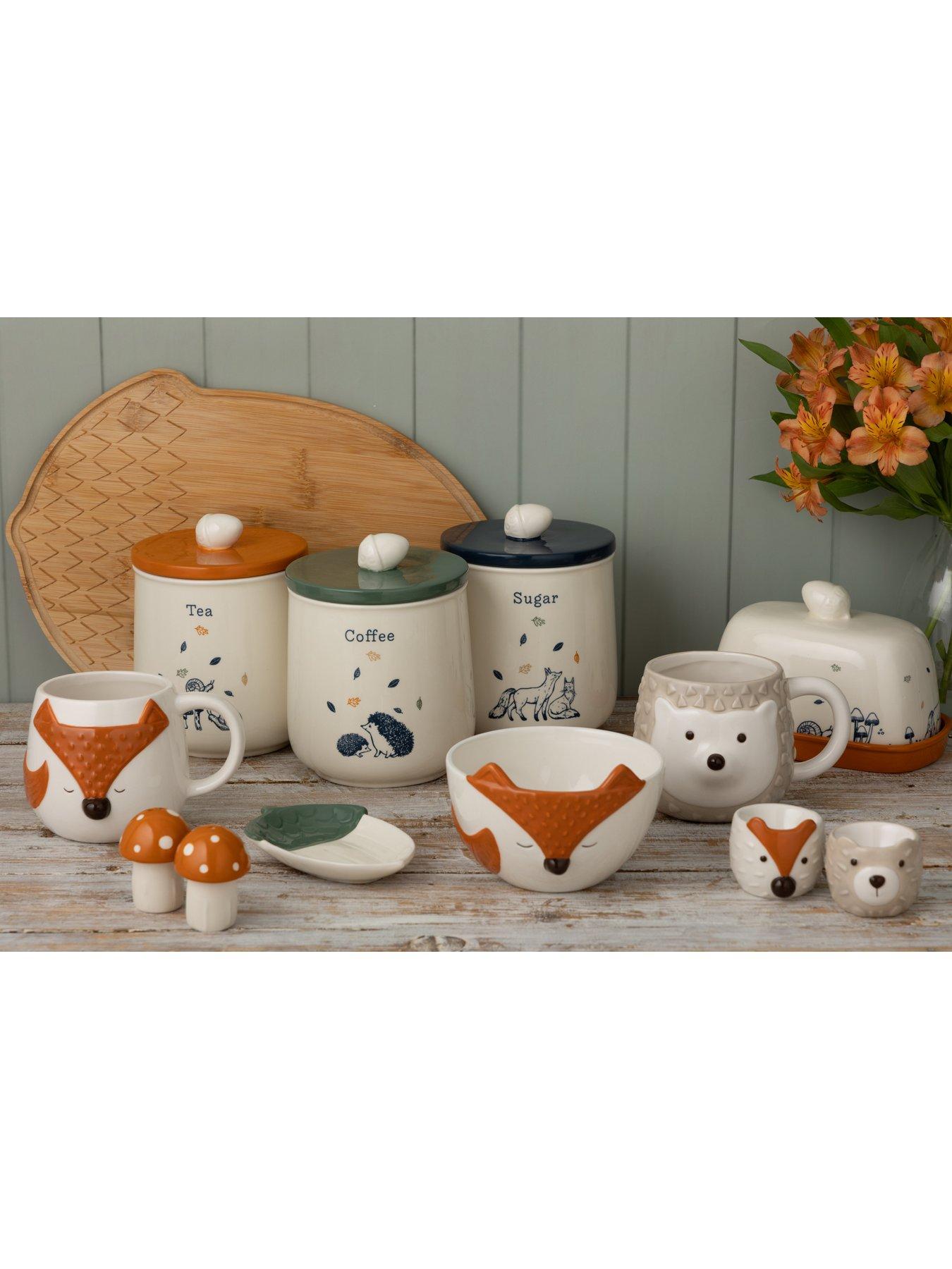 Image 2 of 4 of Price & Kensington Woodland Tea, Coffee and Sugar Canister Set