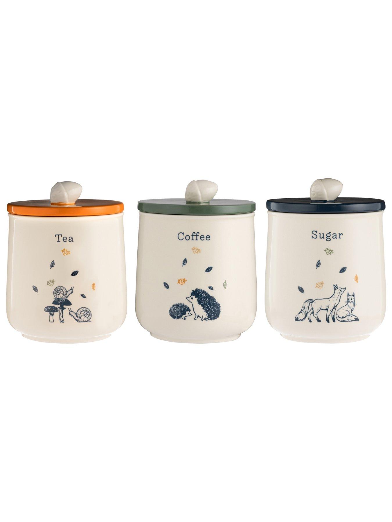 Image 4 of 4 of Price & Kensington Woodland Tea, Coffee and Sugar Canister Set