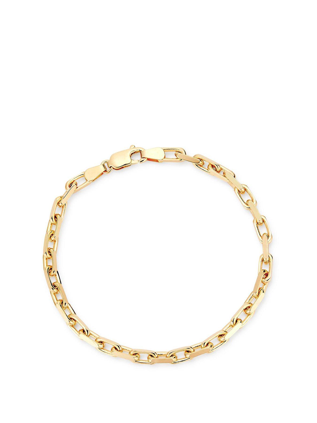 9ct gold deals bracelet women's