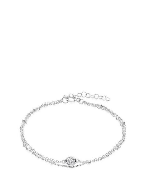 beaverbrooks-sterling-silver-cubic-zirconia-bracelet