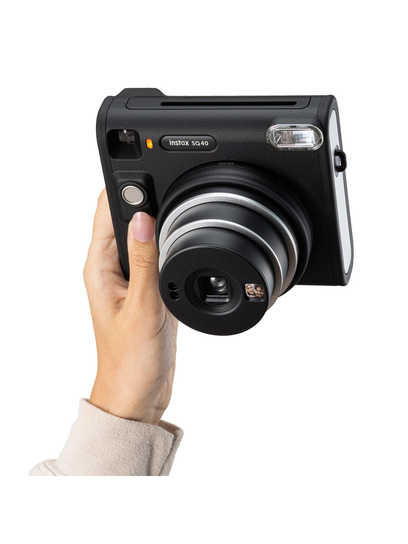  image of fujifilm-instax-instax-square-sq40-instant-camera-with-20-shot-pack-black