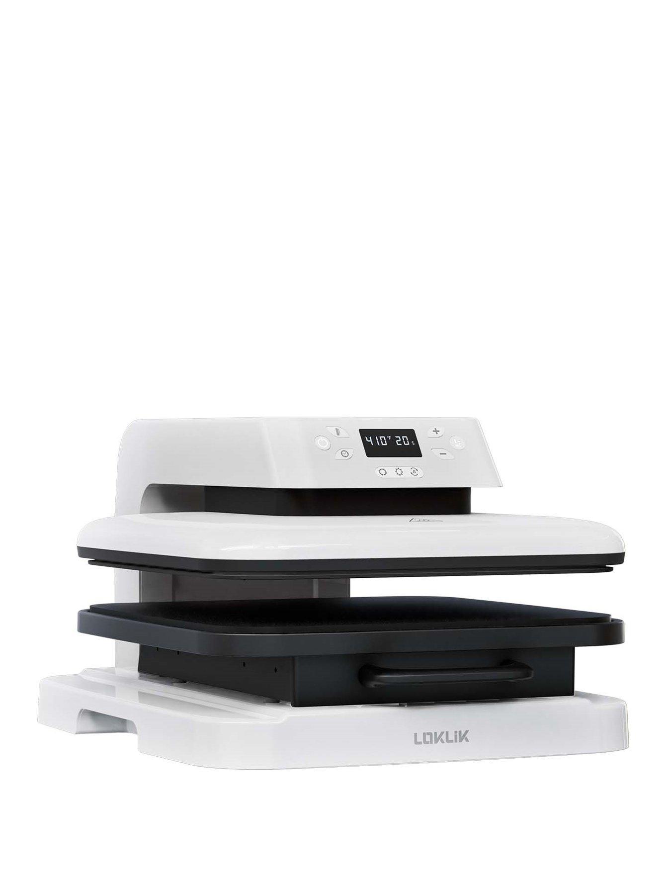 Image 1 of 8 of Loklik Auto Heat Press Machine - White
