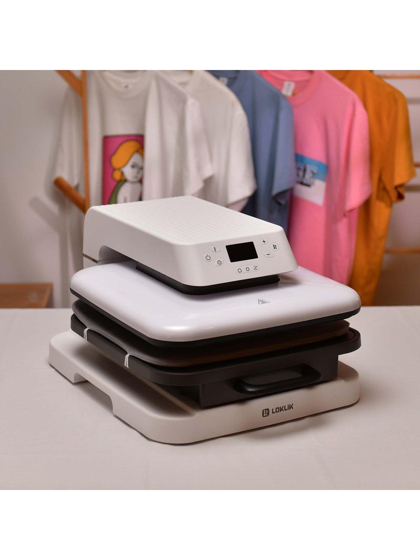 Image 7 of 8 of Loklik Auto Heat Press Machine - White