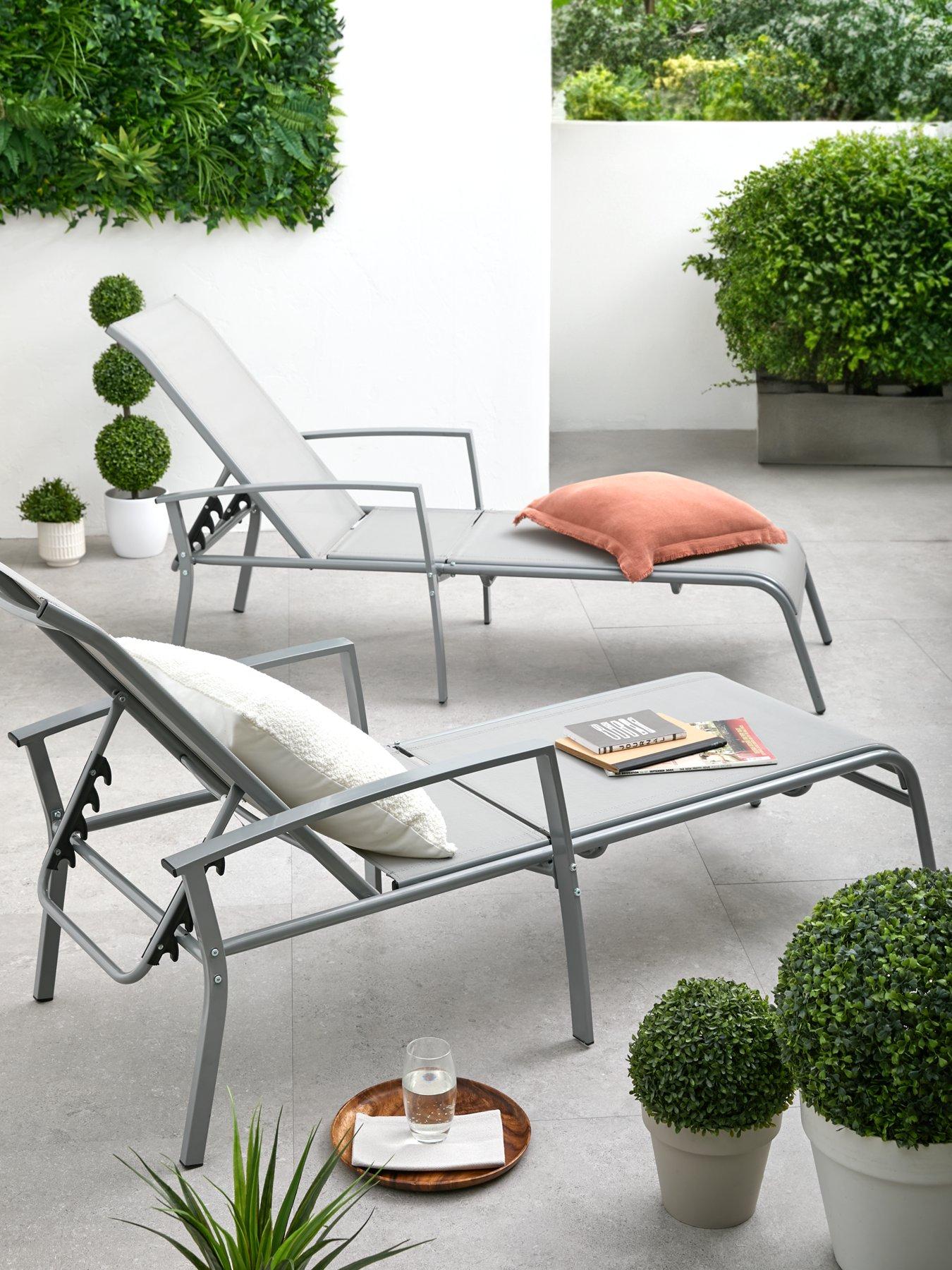 Image 1 of 6 of Very Home Set of&nbsp;2 Adjustable Loungers