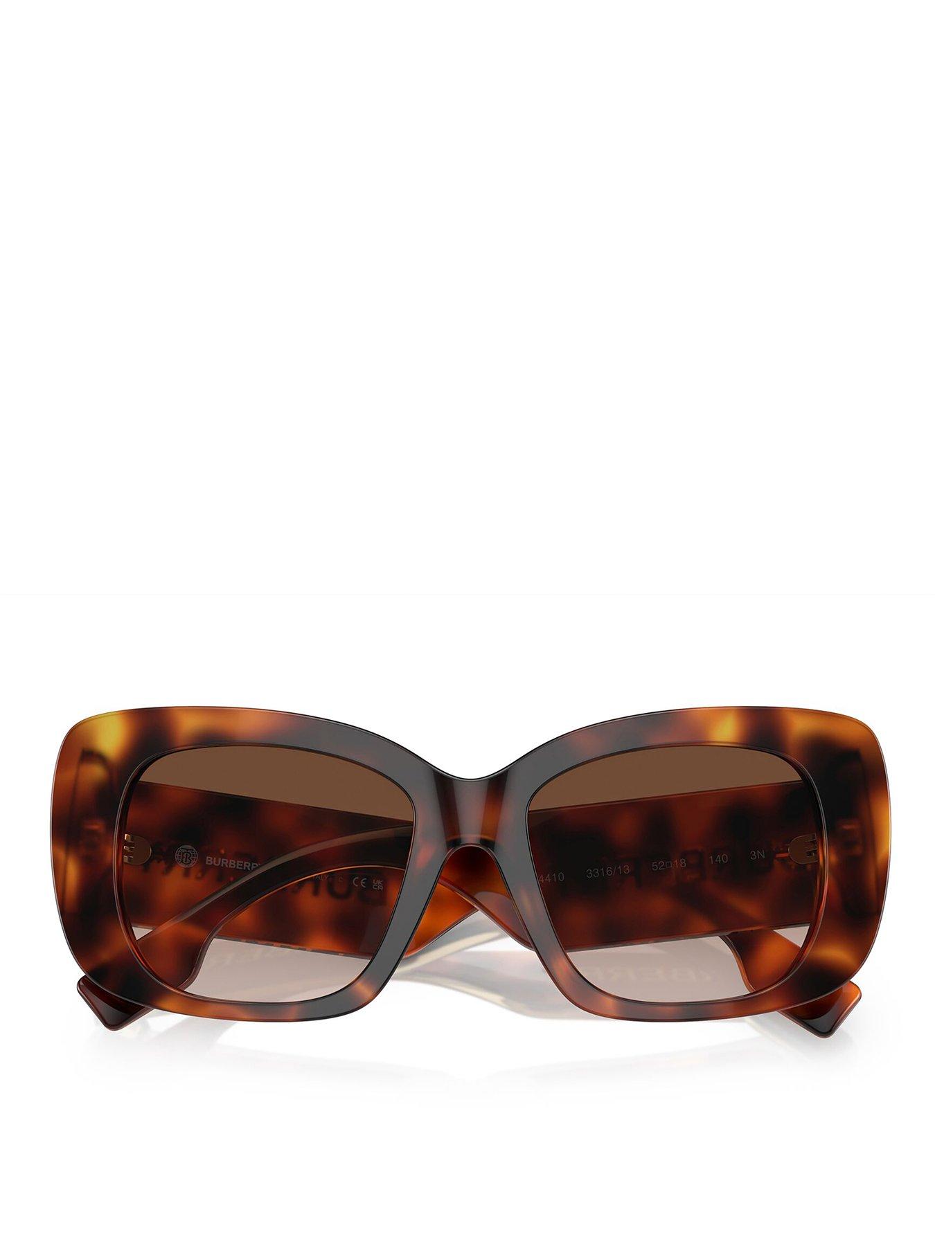  image of burberry-oversized-sunglasses-light-havana