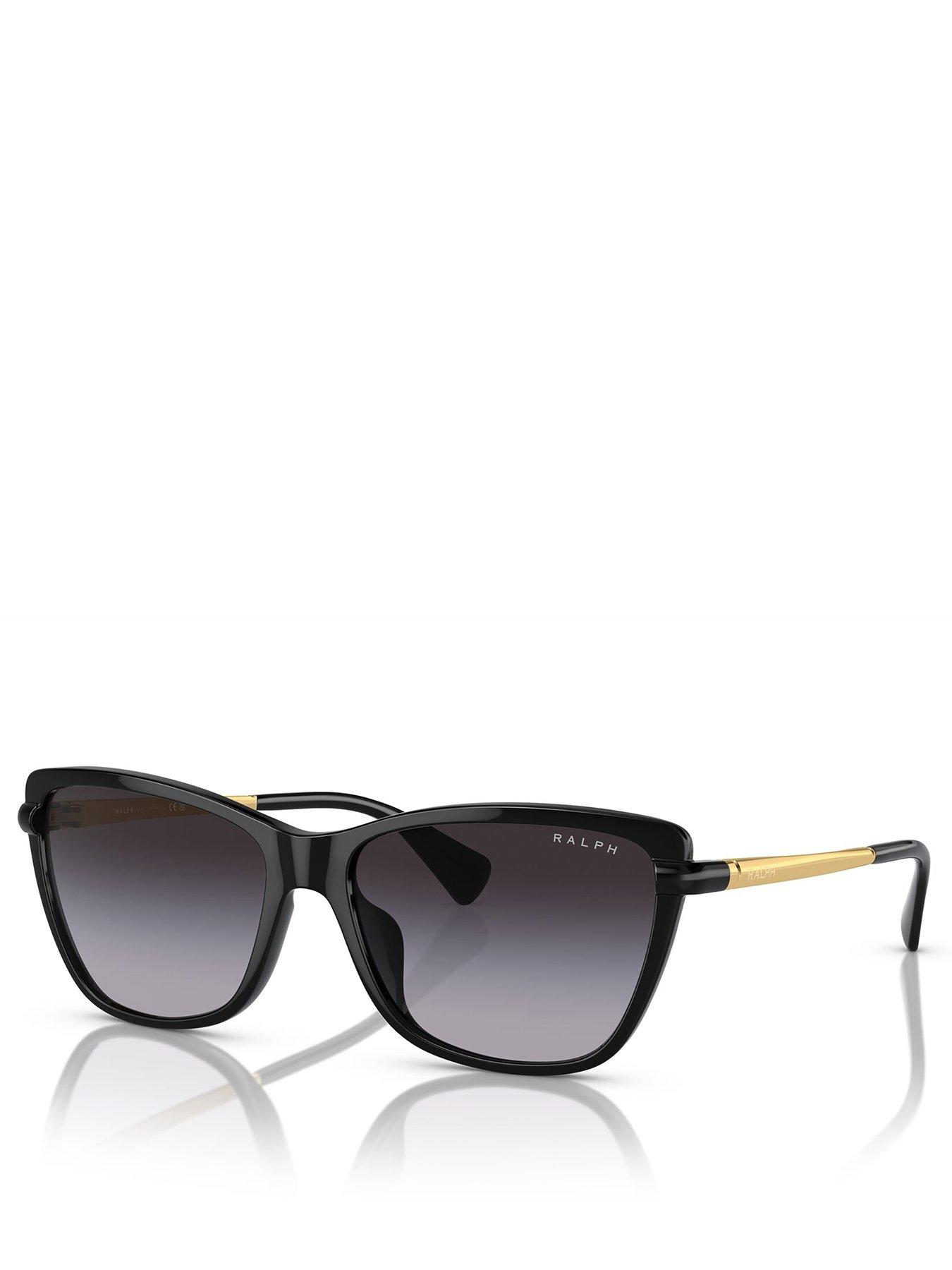  image of ralph-cat-eye-sunglasses-shiny-black