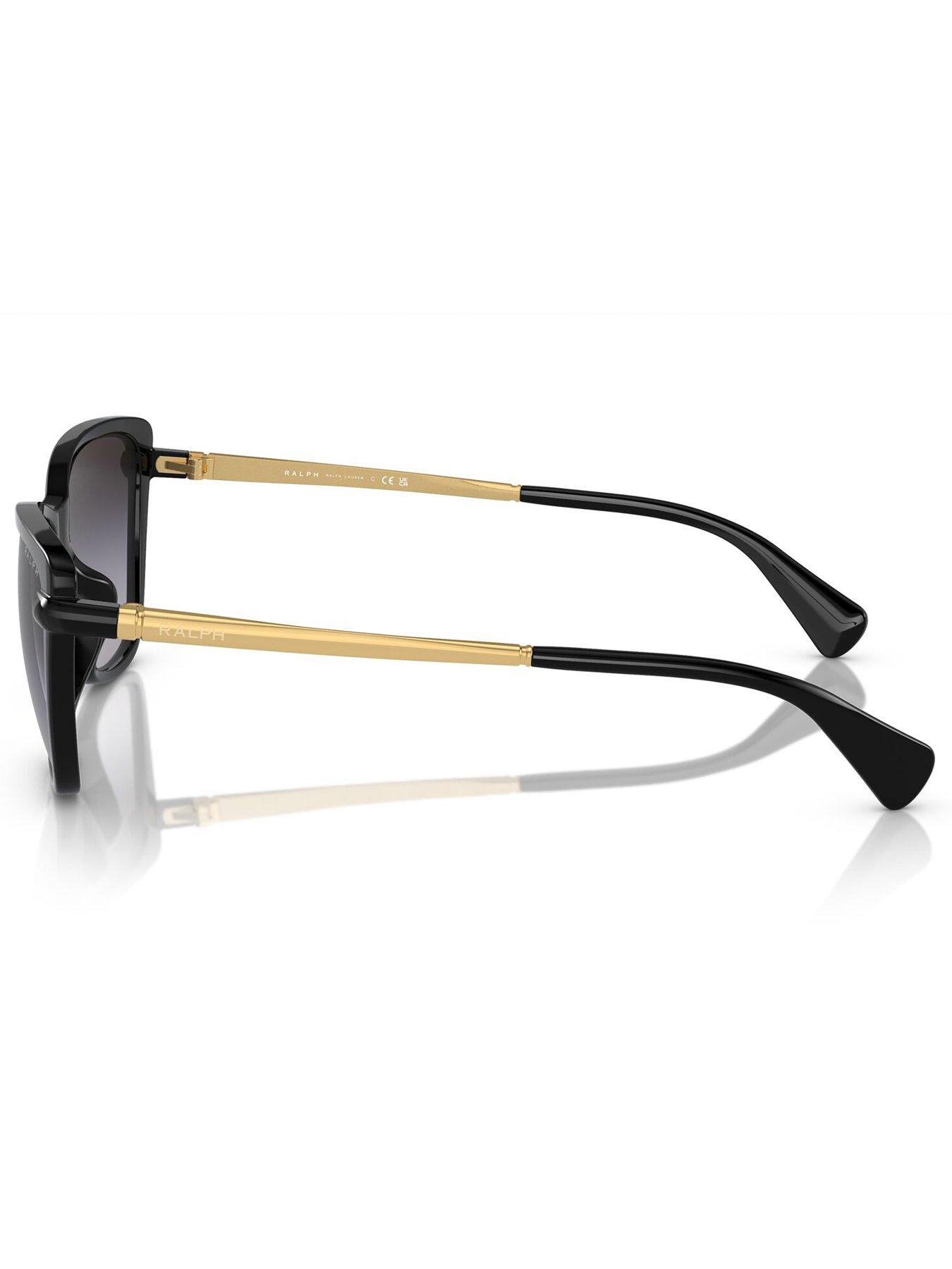  image of ralph-cat-eye-sunglasses-shiny-black