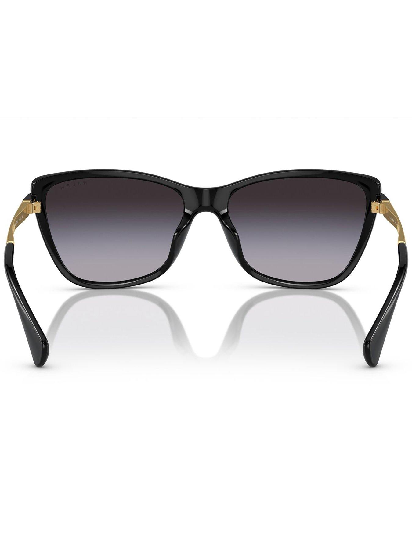  image of ralph-cat-eye-sunglasses-shiny-black