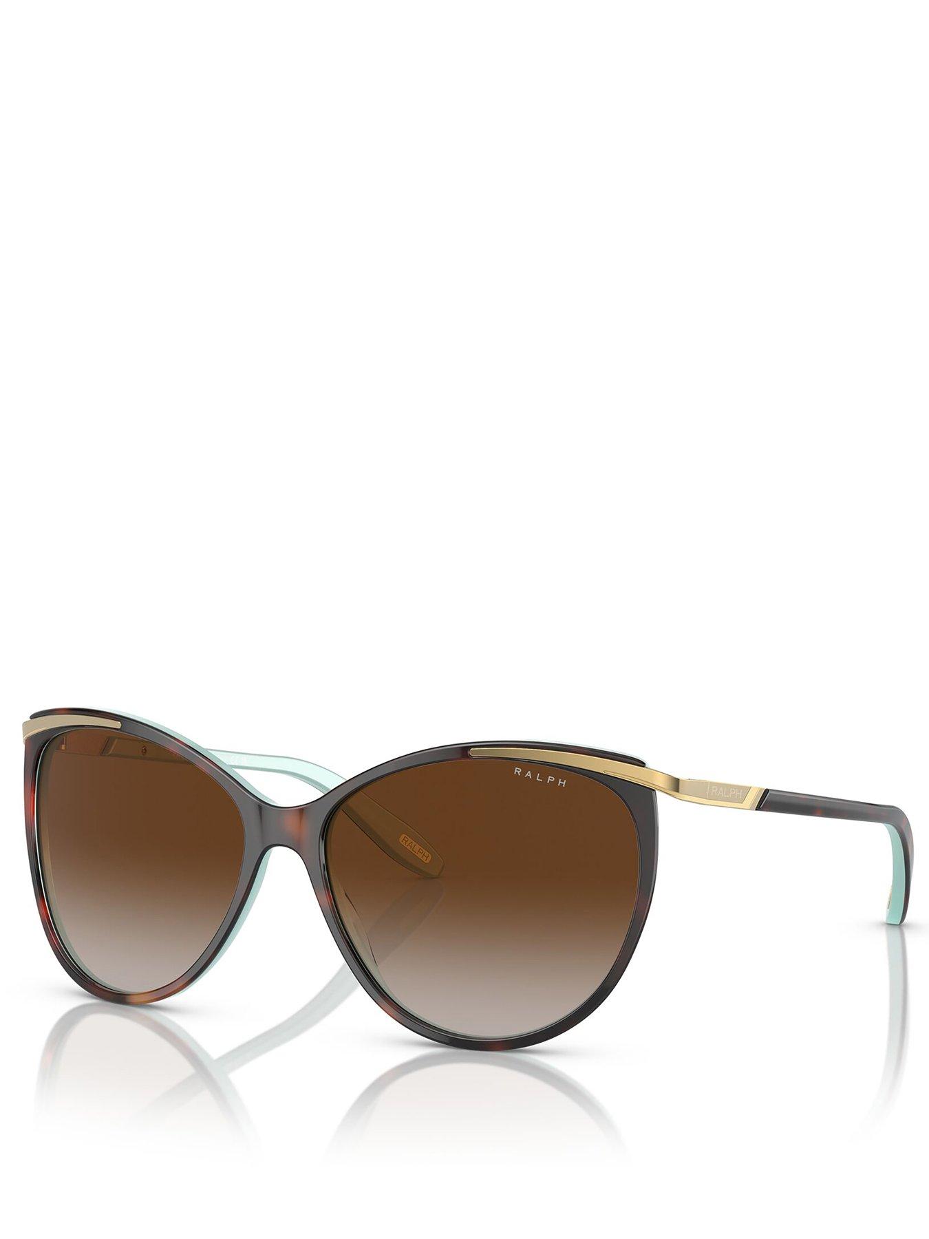 Image 1 of 4 of Ralph Cat Eye Sunglasses - Brown