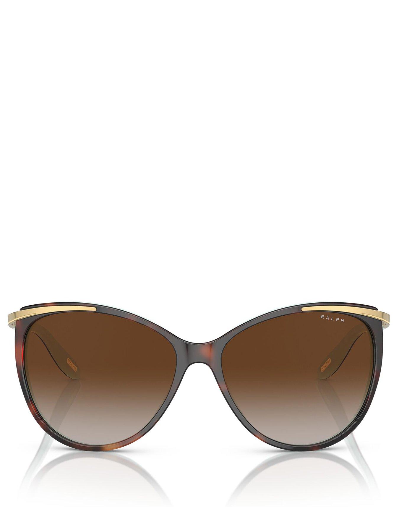 Image 3 of 4 of Ralph Cat Eye Sunglasses - Brown
