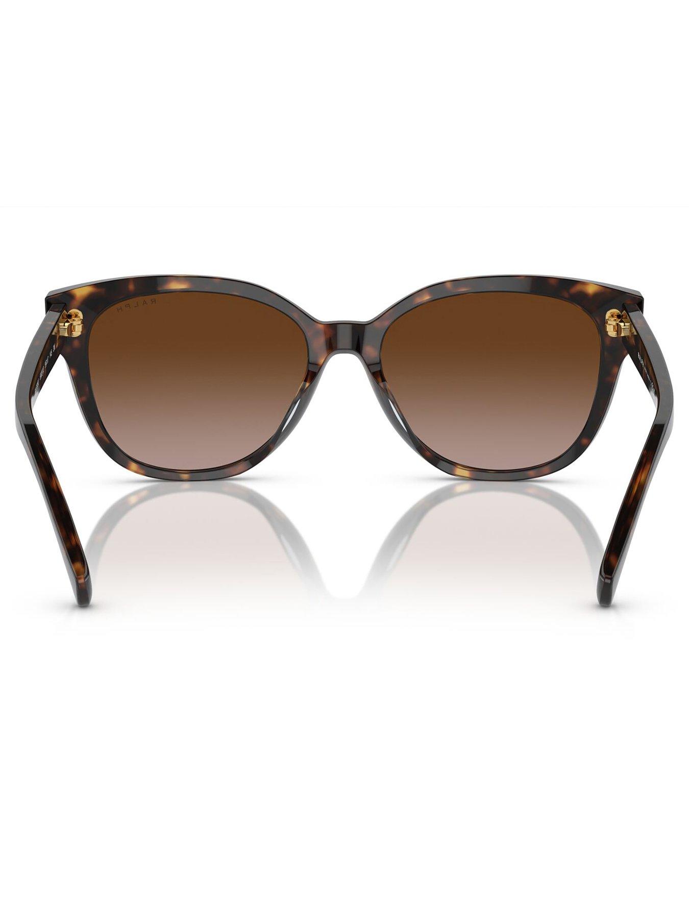 Image 4 of 4 of Ralph Cat Eye Sunglasses - Brown