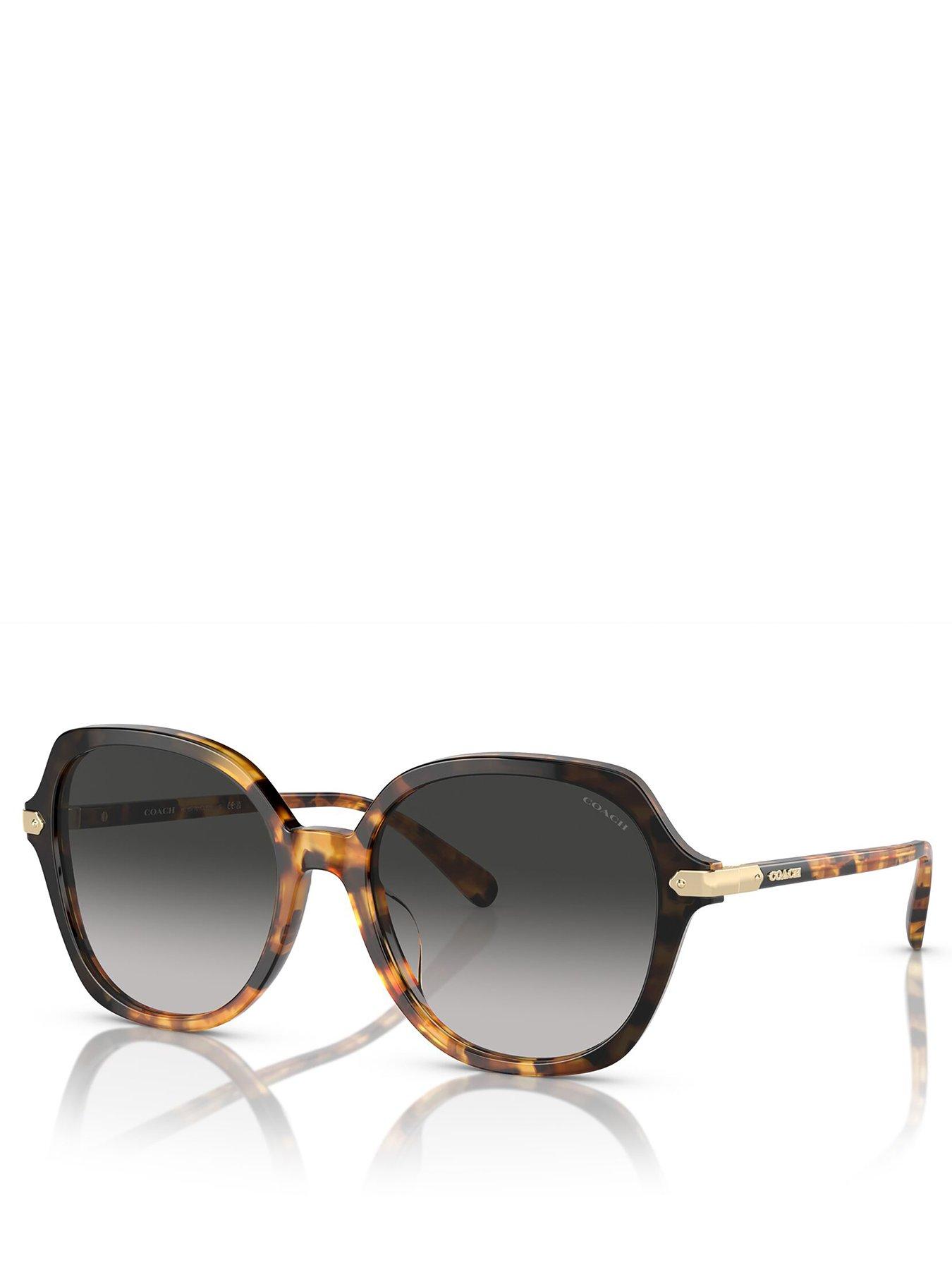 undefined Oversized Sunglasses - Honey Tortoise Black Gradient