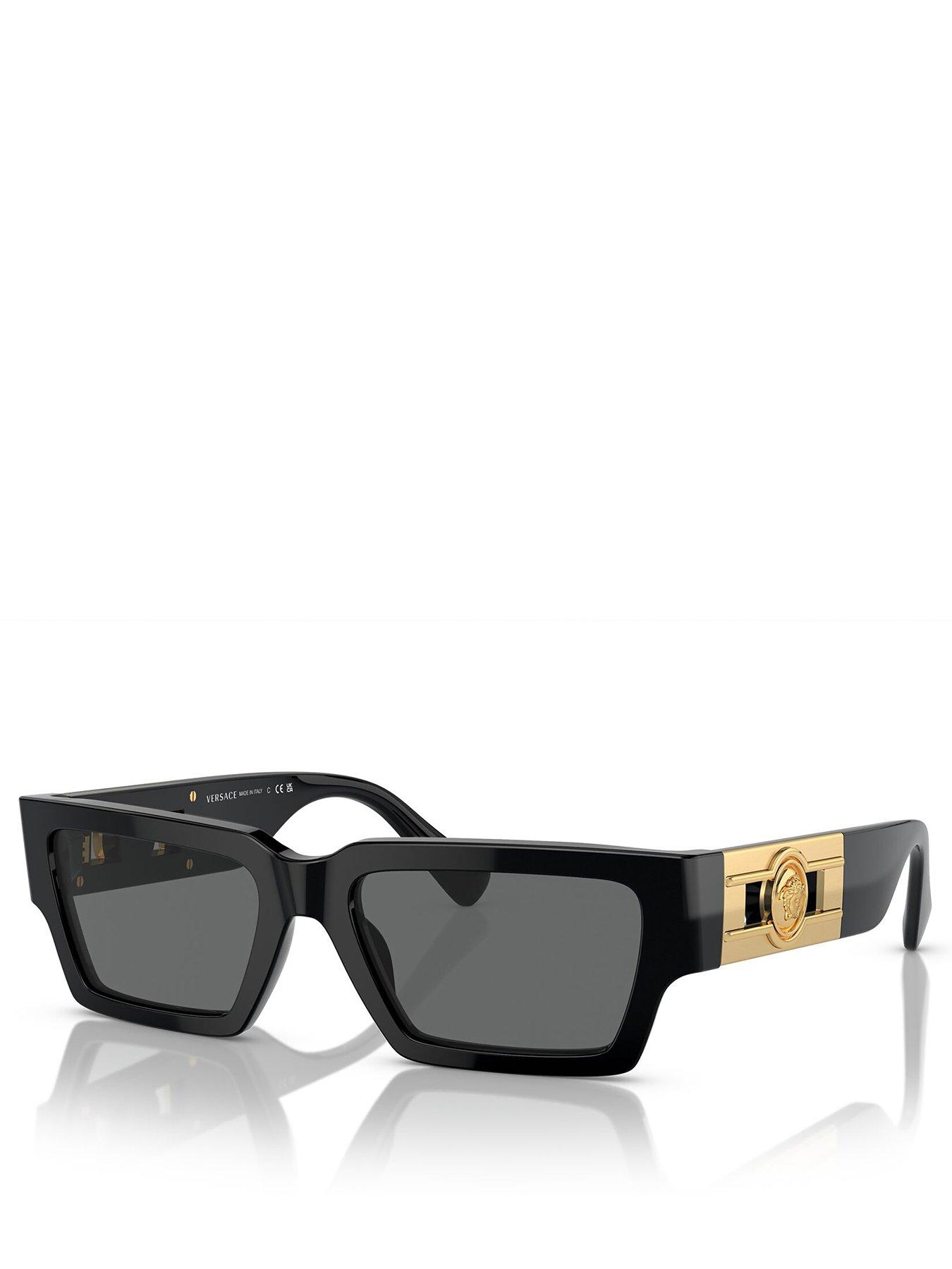 undefined Vogue Rectangular Sunglasses - Black