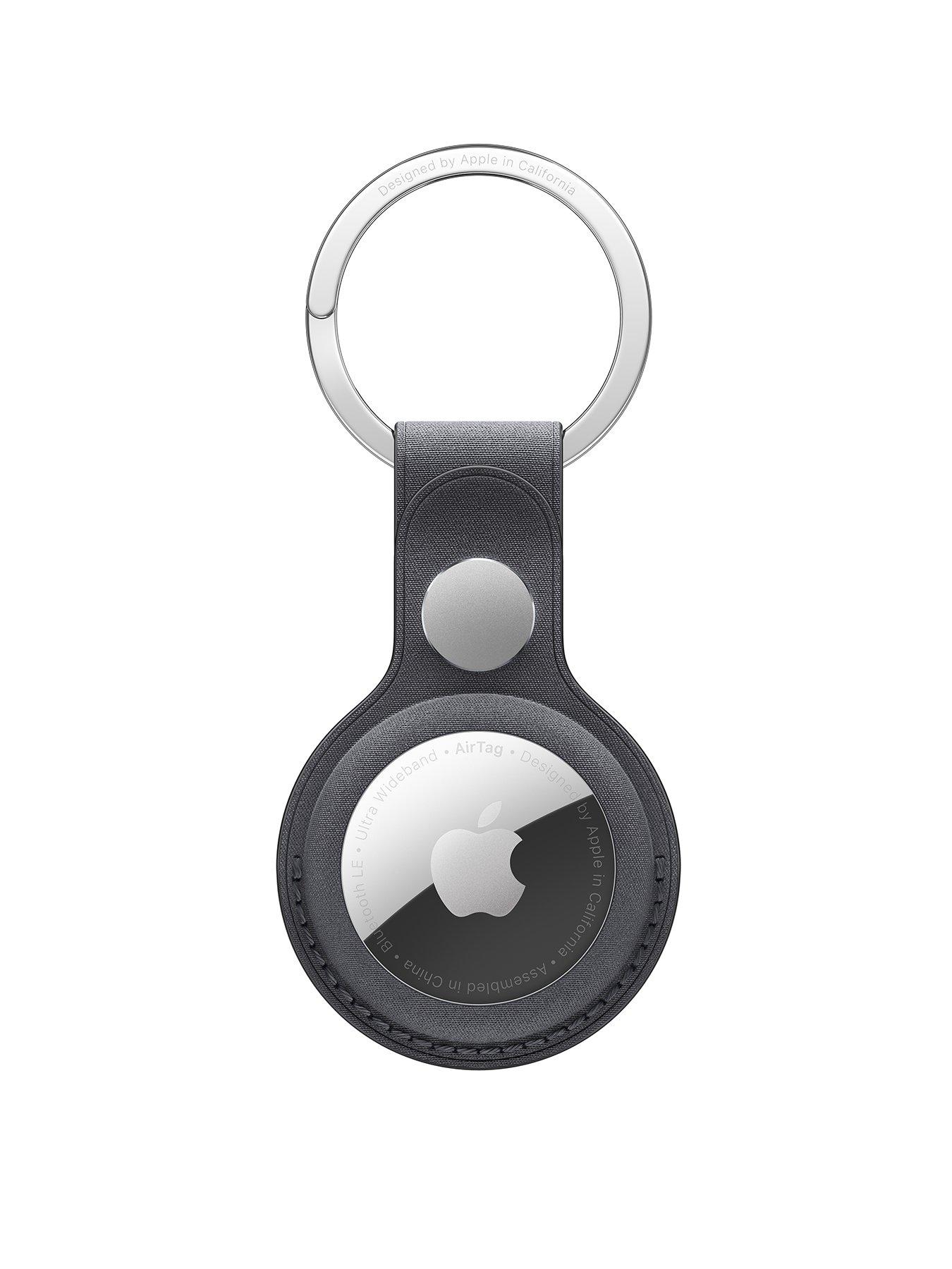 Image 1 of 3 of Apple AirTag FineWoven Key Ring - Black (AirTag not included)