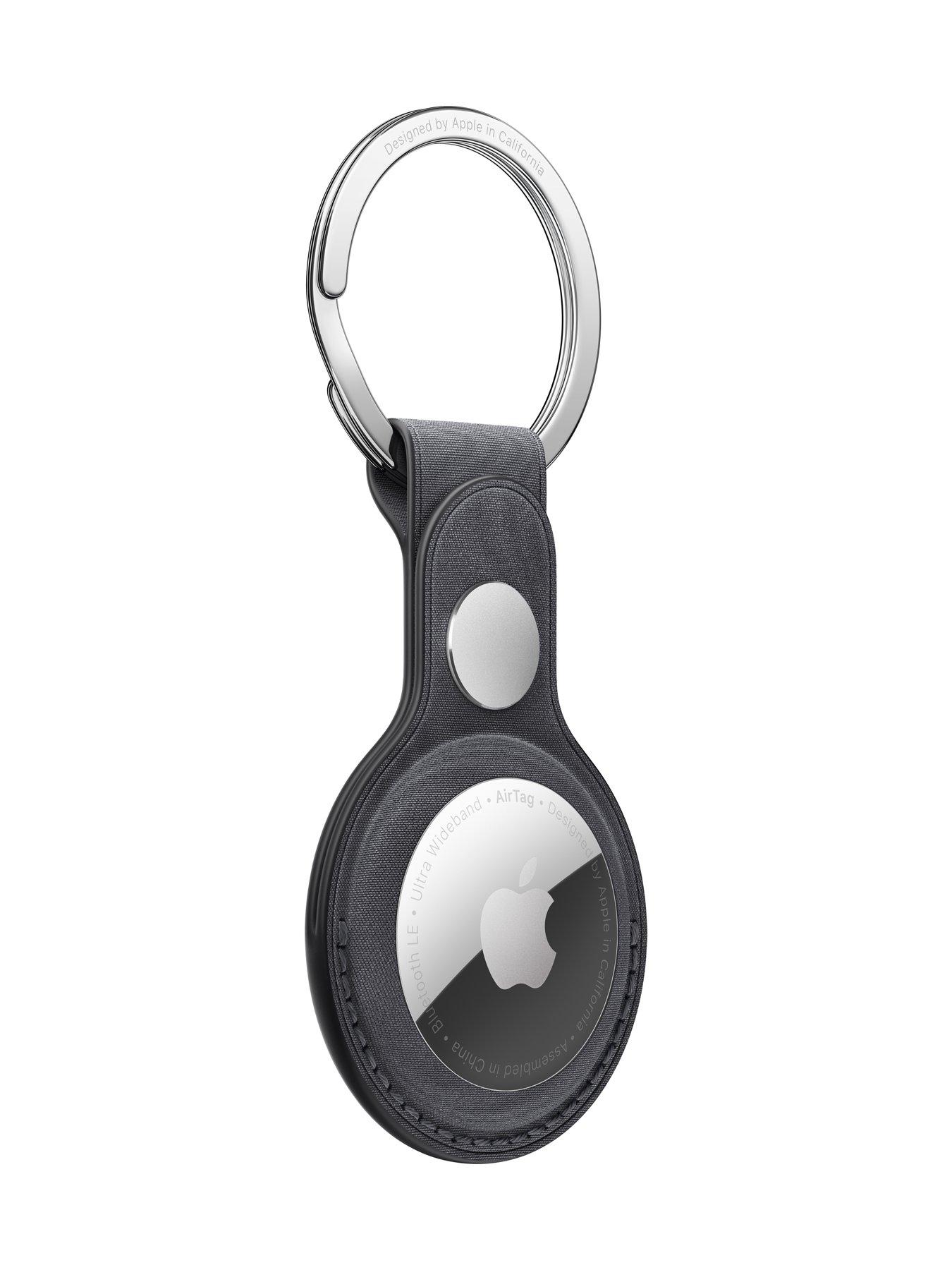 Image 2 of 3 of Apple AirTag FineWoven Key Ring - Black (AirTag not included)