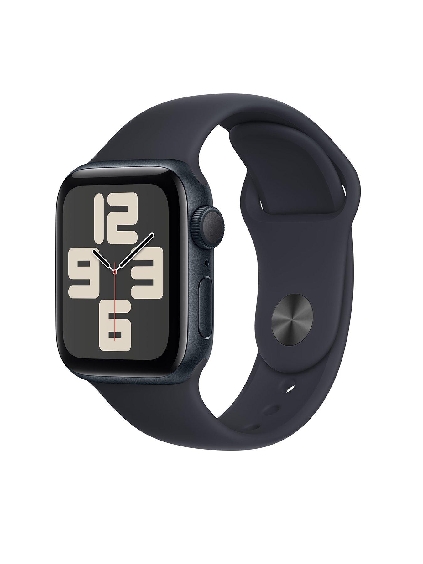  image of apple-watch-se-gps-2023-40mm-midnight-aluminium-case-with-midnight-sport-band