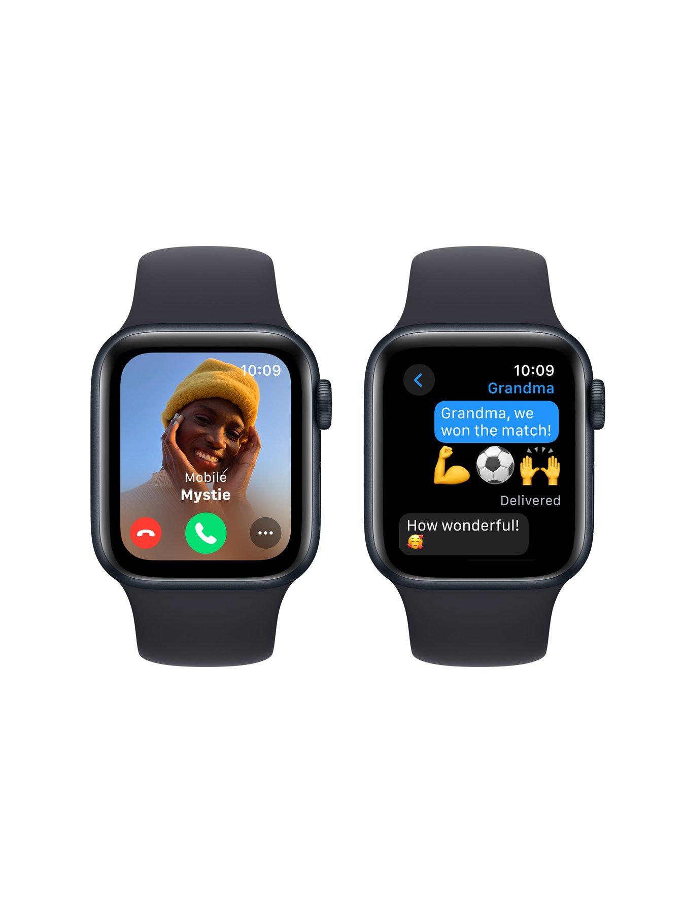  image of apple-watch-se-gps-2023-40mm-midnight-aluminium-case-with-midnight-sport-band