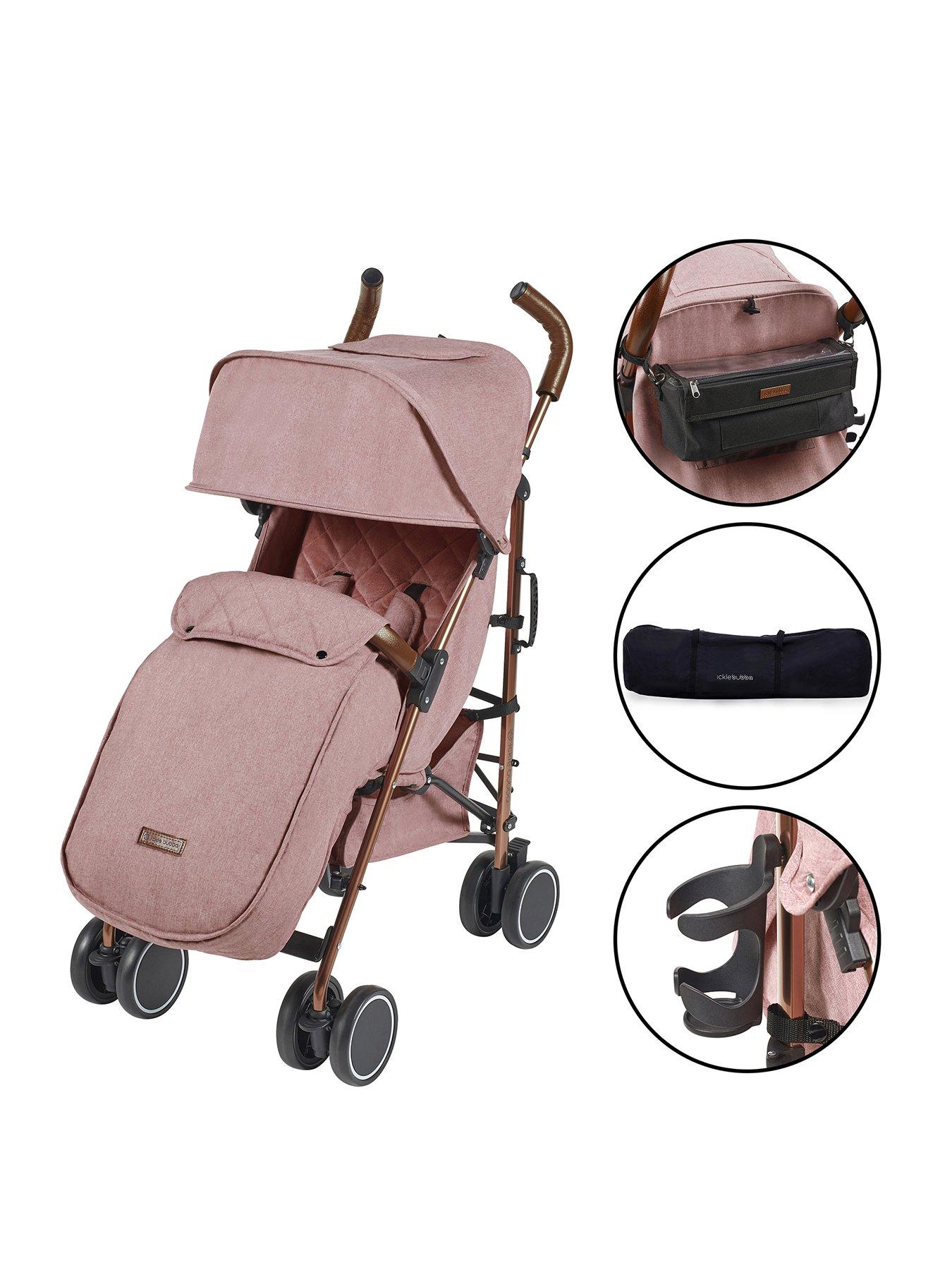  image of ickle-bubba-discovery-prime-stroller-dusty-pink