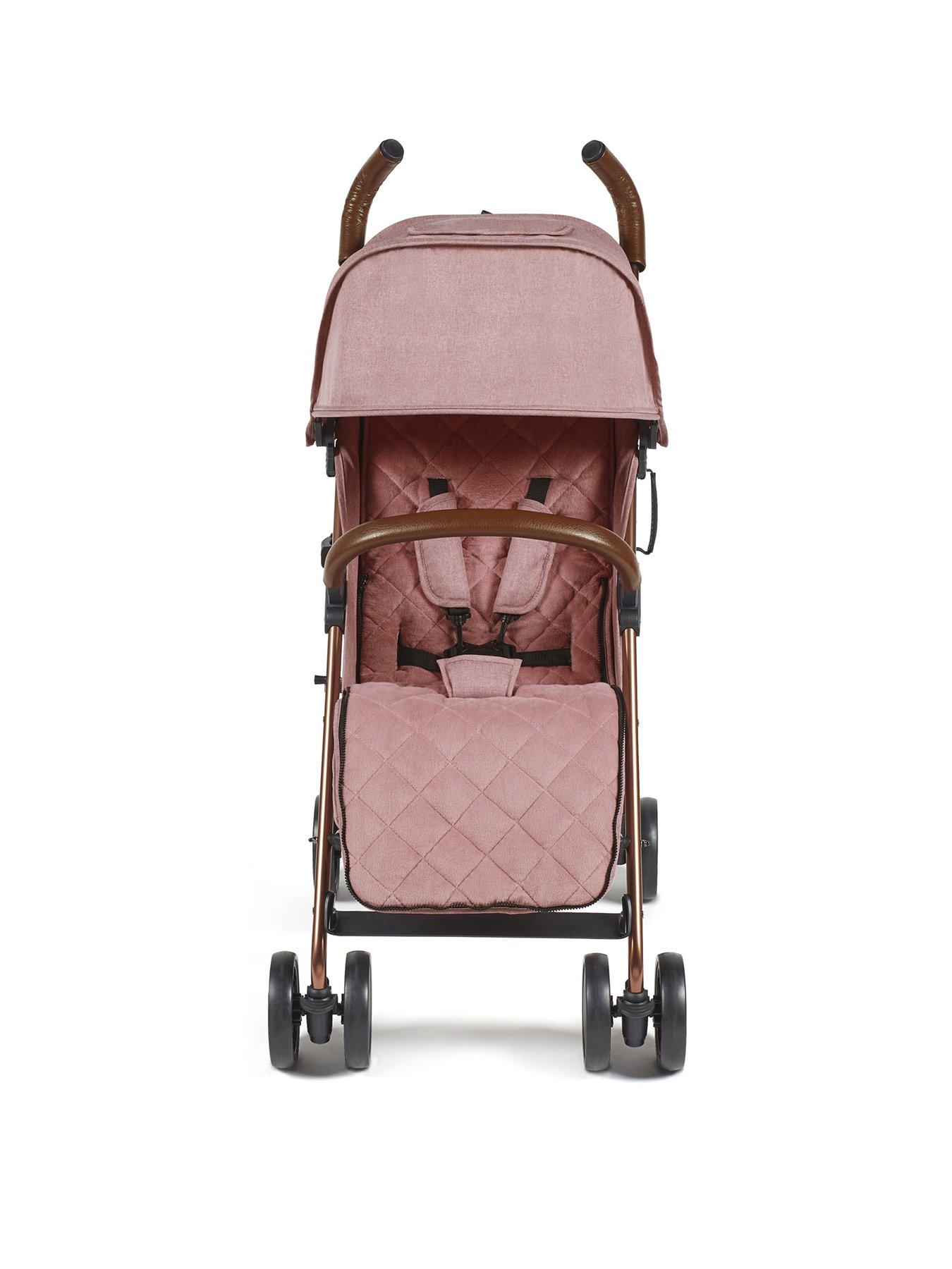 Ickle Bubba Discovery Prime Stroller Dusty Pink Littlewoods