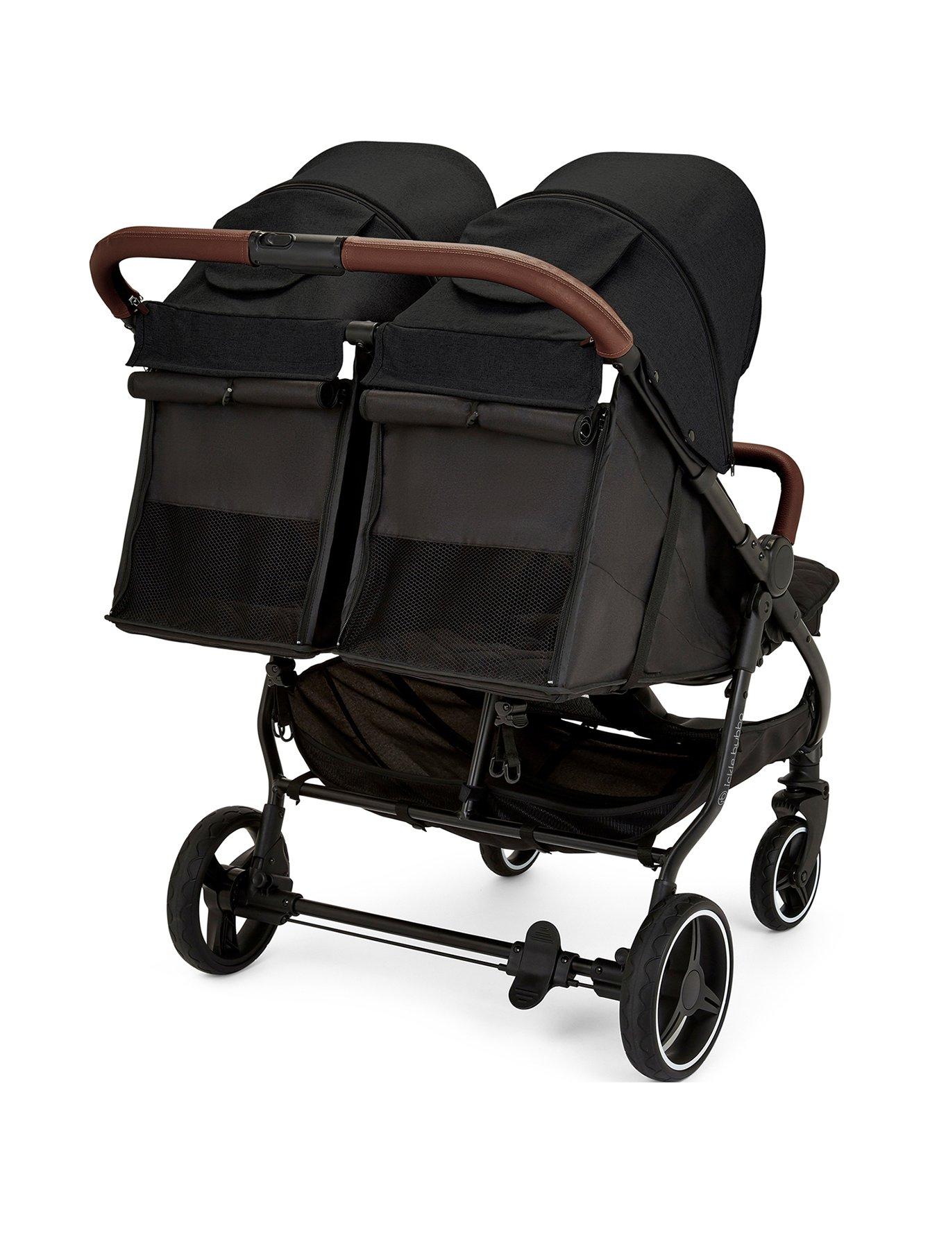  image of ickle-bubba-venus-prime-double-stroller-black-bl