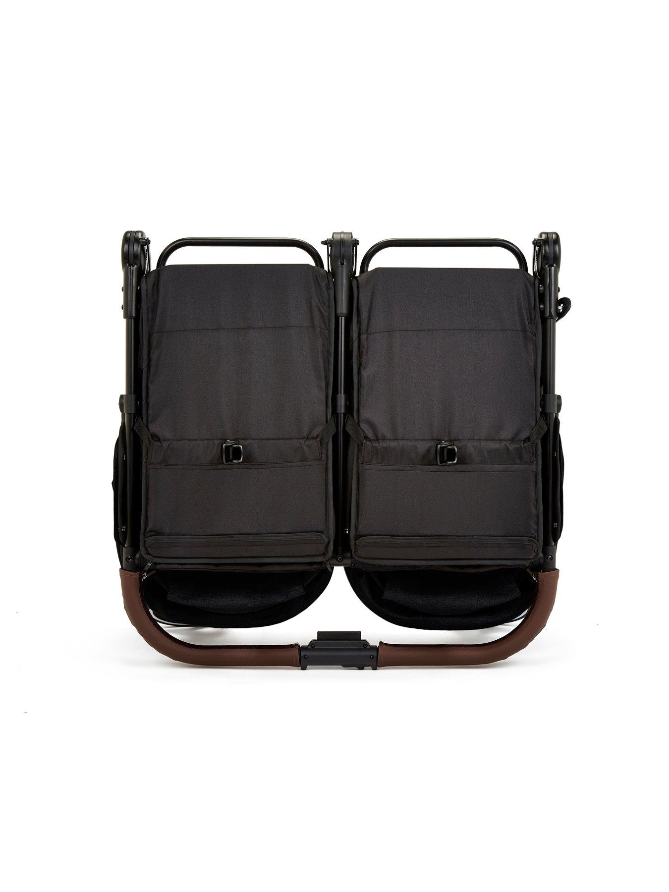  image of ickle-bubba-venus-prime-double-stroller-black-bl