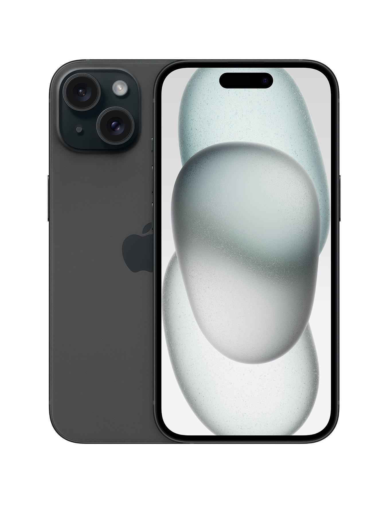 front image of apple-iphone-15-256gb-black