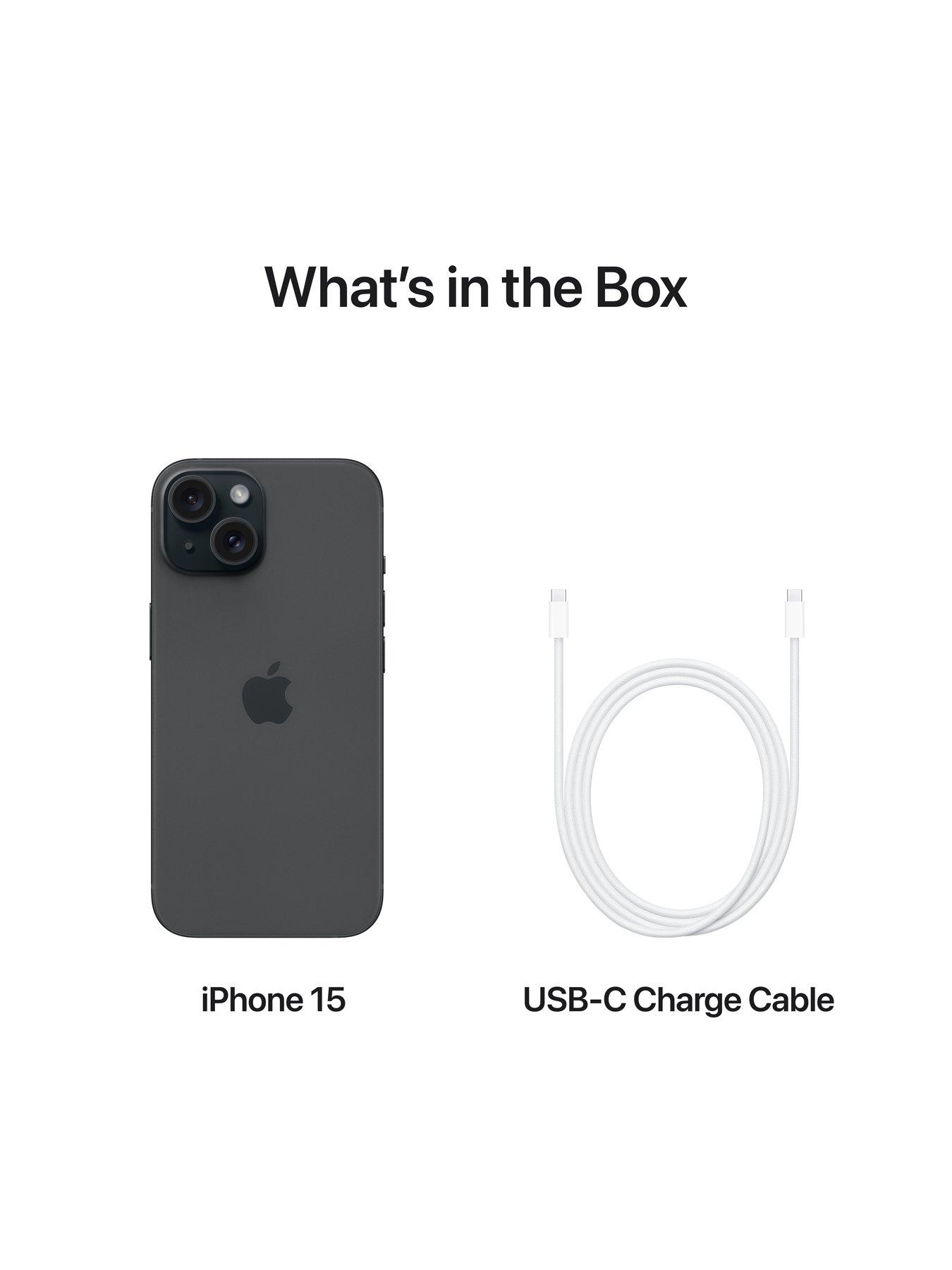 Apple iPhone 15, 256Gb - Black | Littlewoods