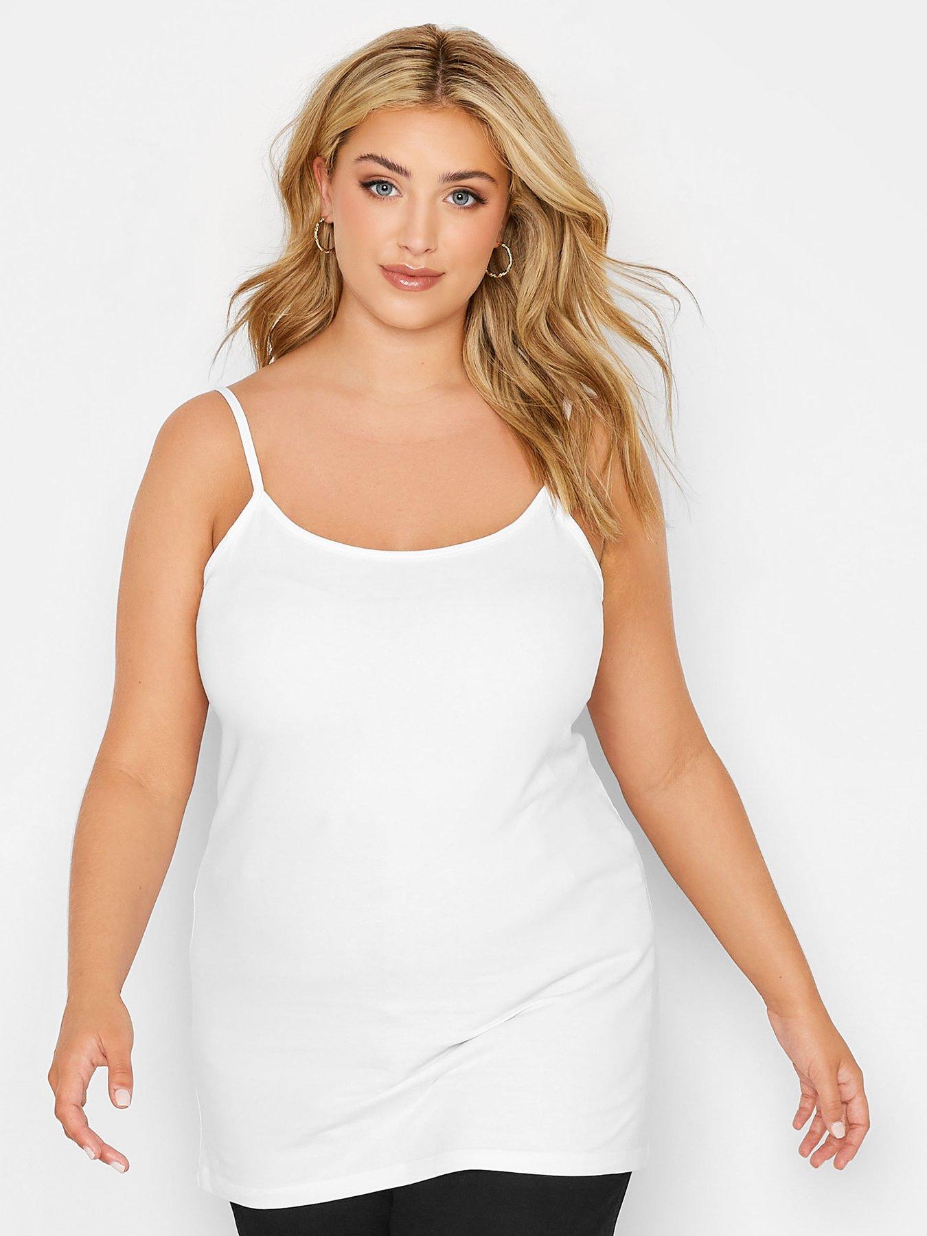 Image 3 of 4 of Yours 3 Pack Cami Vests - Multi