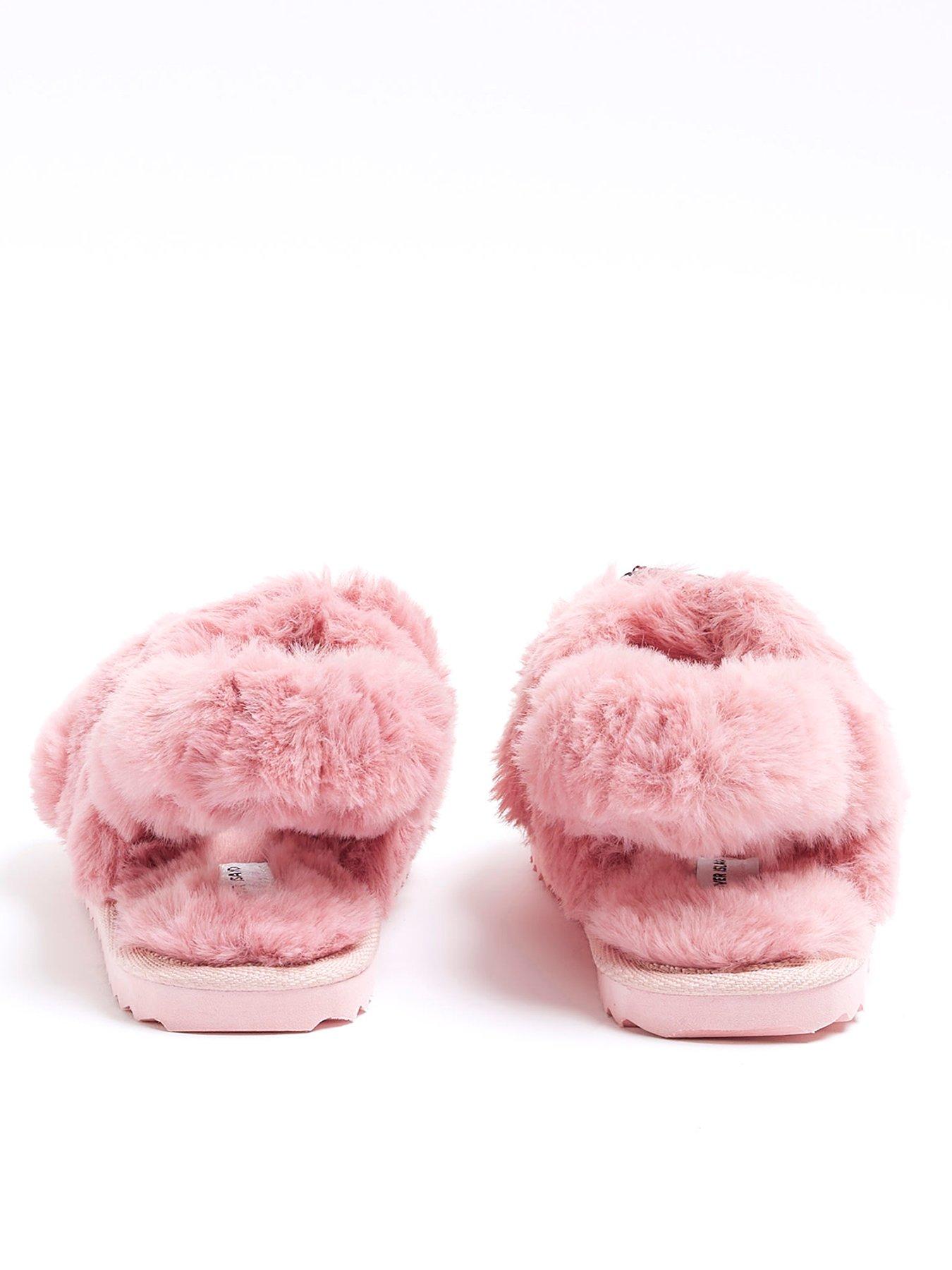 River island best sale pink slippers