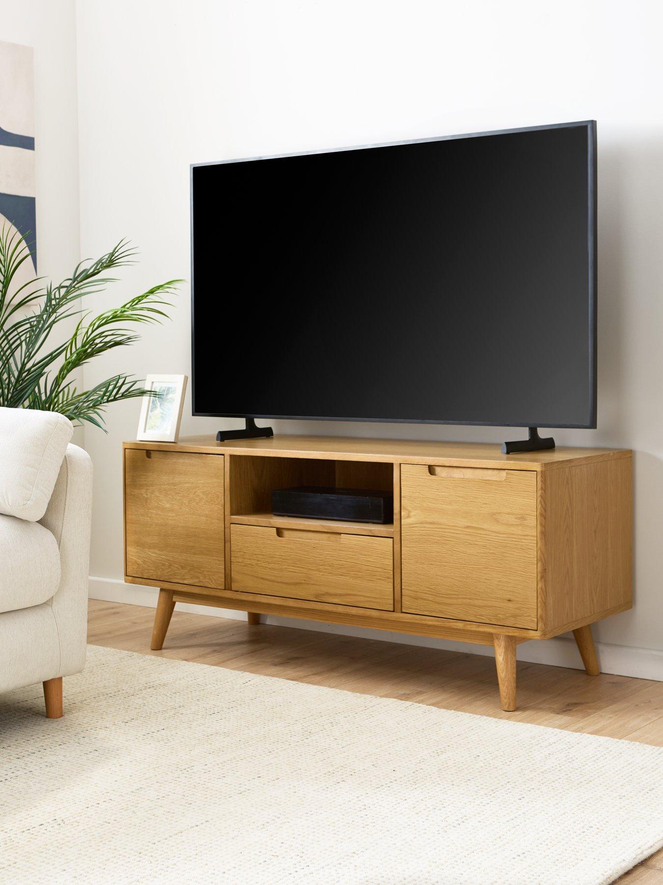 Very Home Sumati TV Unit - fits Up To 55 inch TV - Oak - contains Solid Wood