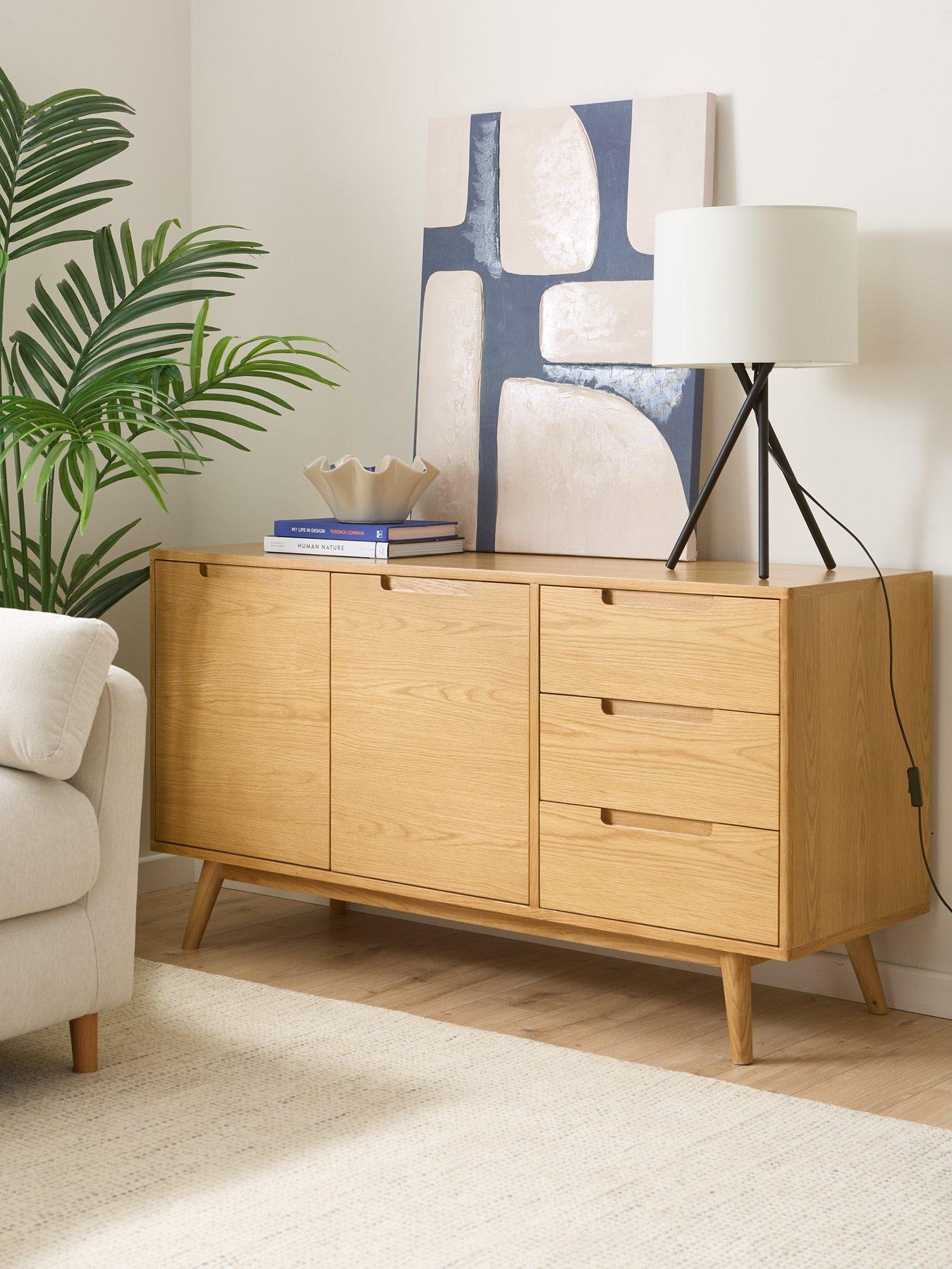 front image of very-home-sumati-2-door-3-drawernbspsideboard-oak