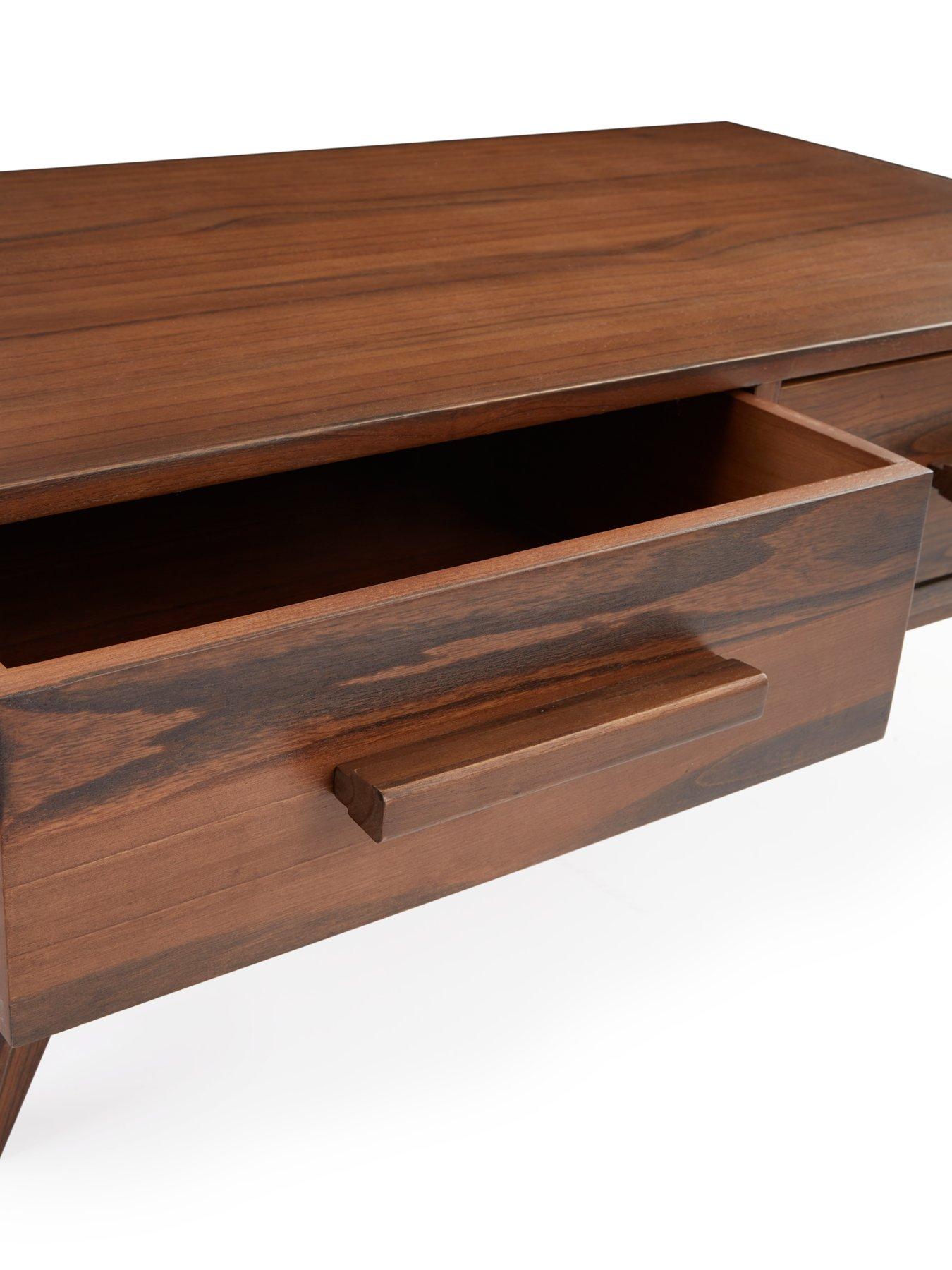 Image 6 of 6 of The Very Collection Misha 2 Drawer Coffee Table - Oak - contains Solid Wood