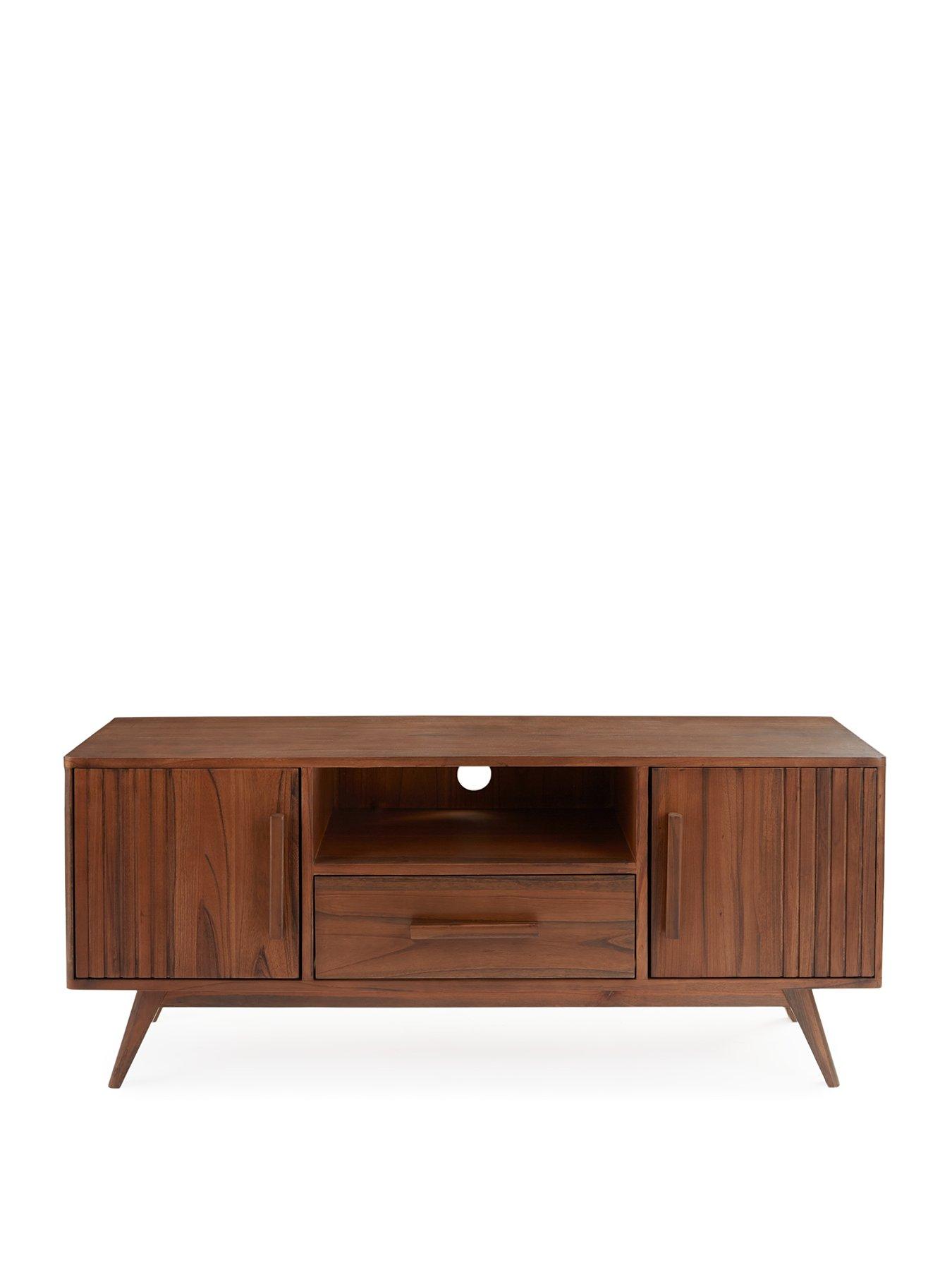 Image 2 of 6 of Very Home Misha 2 Door, 1 Drawer TV&nbsp;Unit - Oak&nbsp;- fits up to 55 inch TV