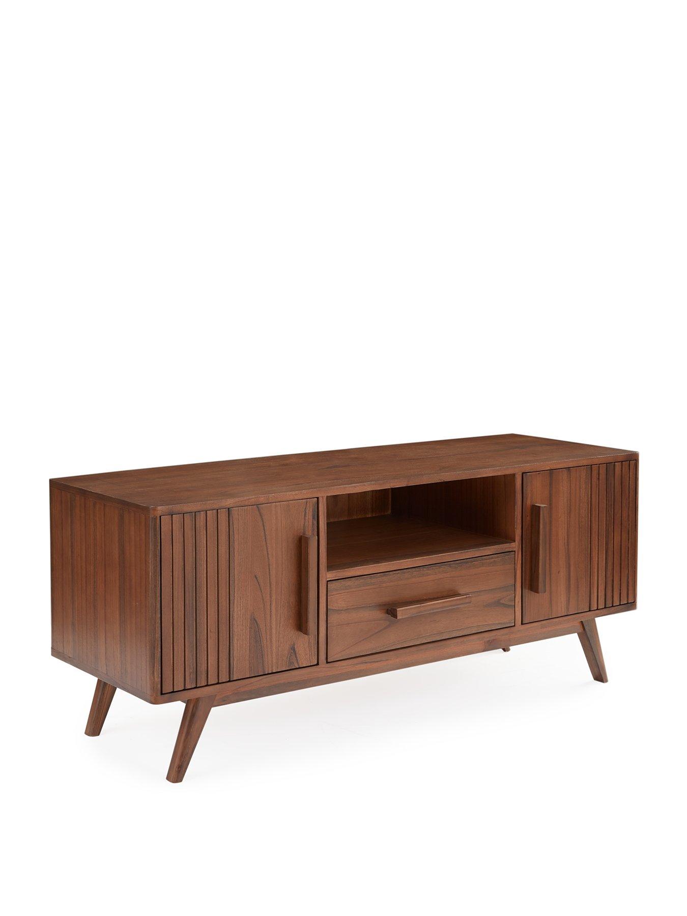 Image 3 of 6 of Very Home Misha 2 Door, 1 Drawer TV&nbsp;Unit - Oak&nbsp;- fits up to 55 inch TV
