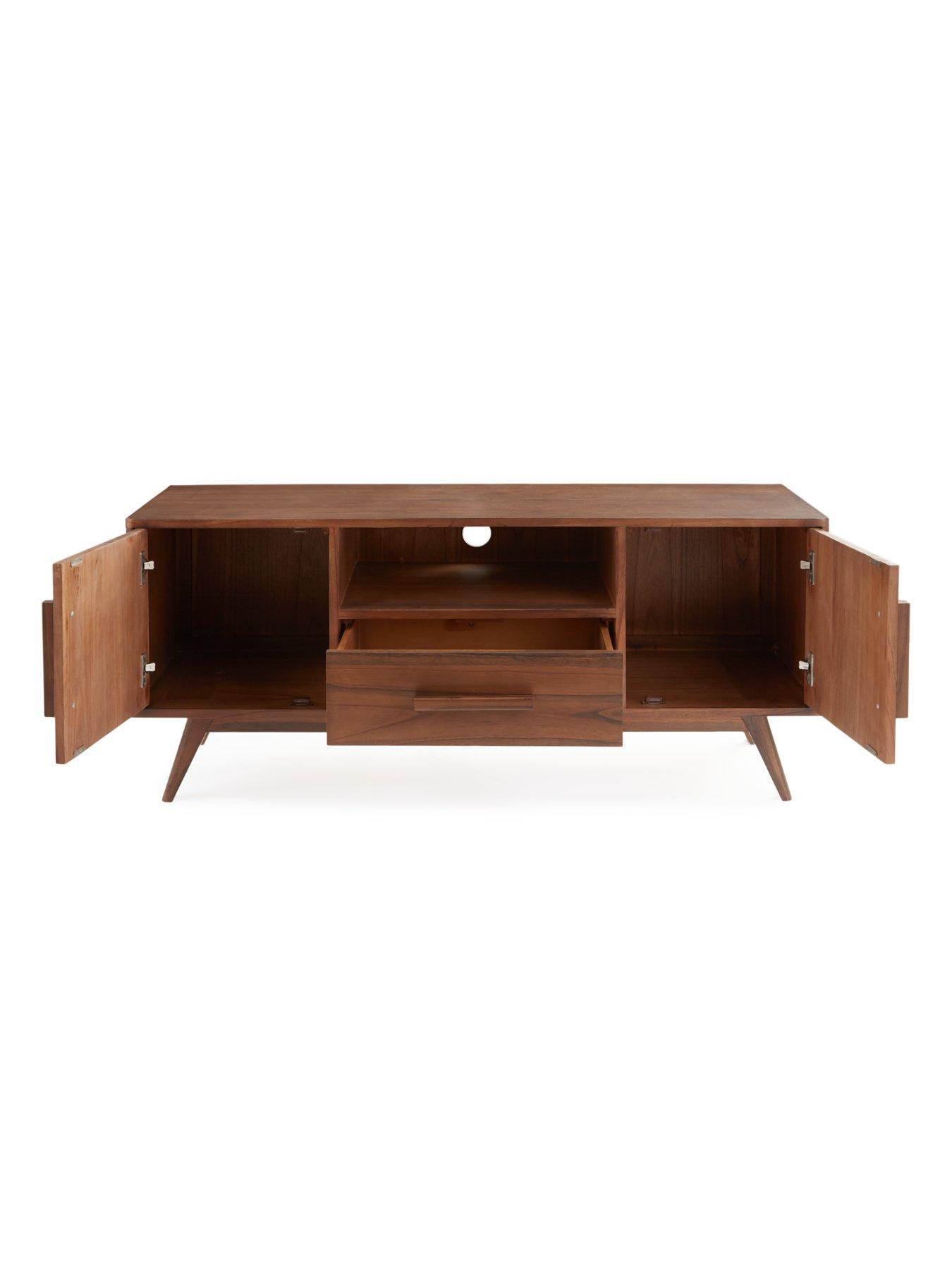 Image 4 of 6 of Very Home Misha 2 Door, 1 Drawer TV&nbsp;Unit - Oak&nbsp;- fits up to 55 inch TV