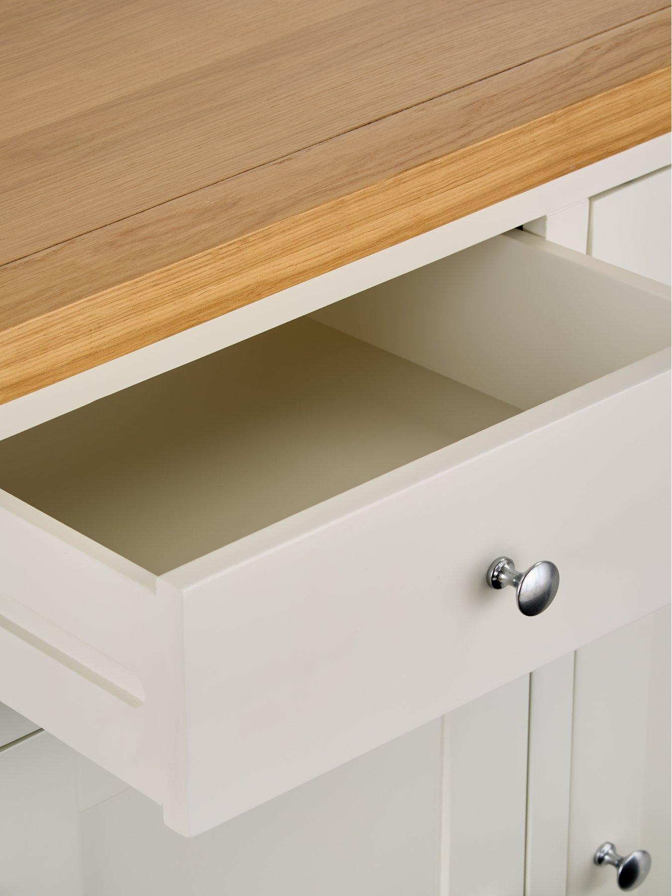 Image 5 of 6 of The Very Collection Hamilton Ready Assembled 3 Door Sideboard - contains Solid Wood