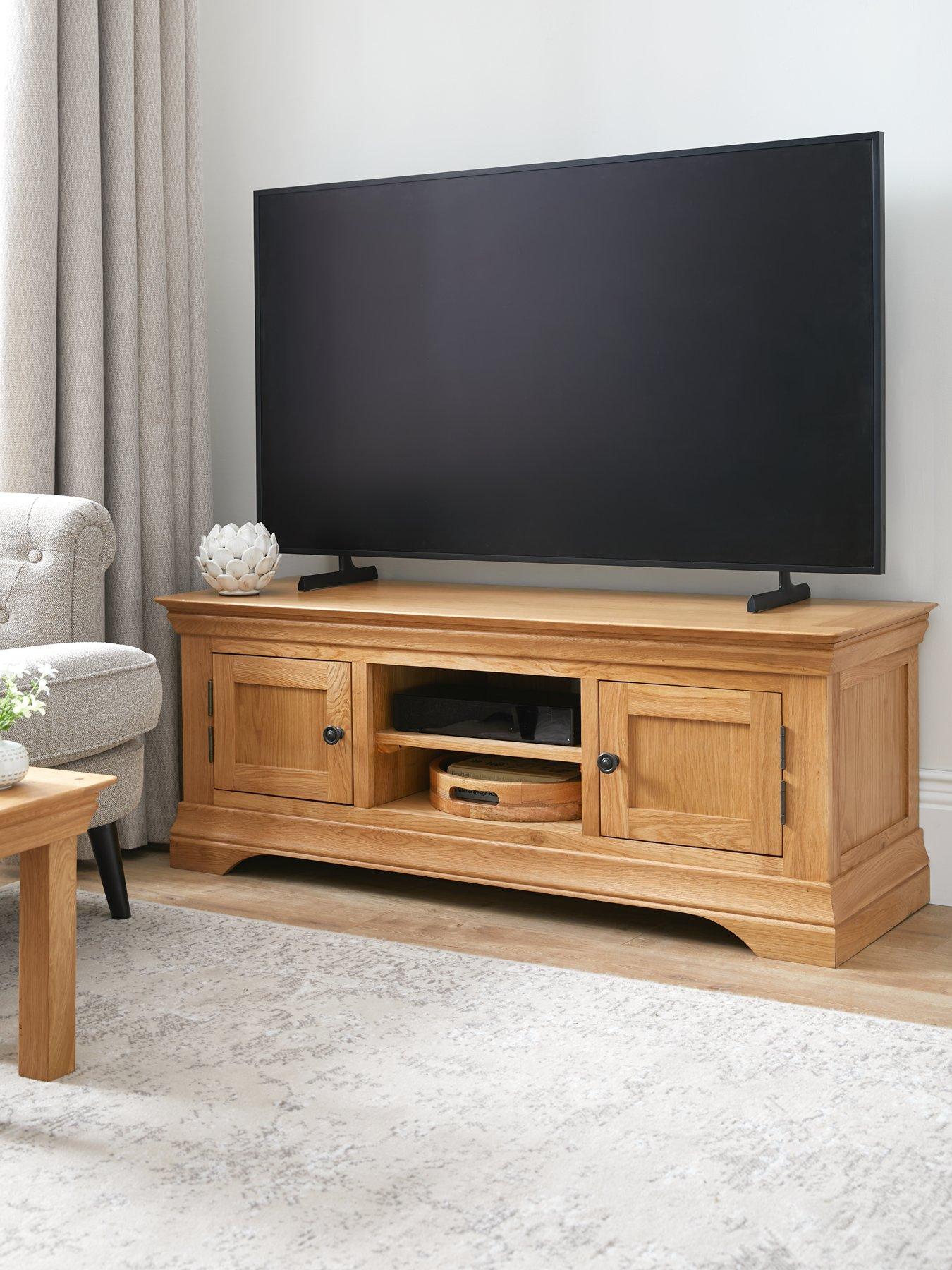 Oak Ready Assembled Tv stands Home garden www.littlewoods