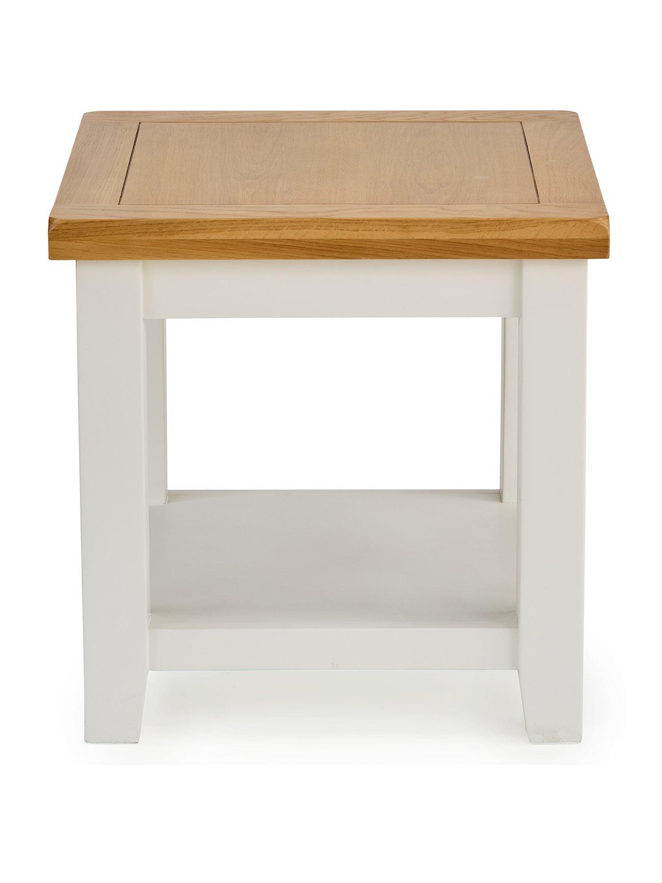 Image 3 of 6 of The Very Collection Hamilton Ready Assembled Lamp&nbsp;Table - contains Solid Wood