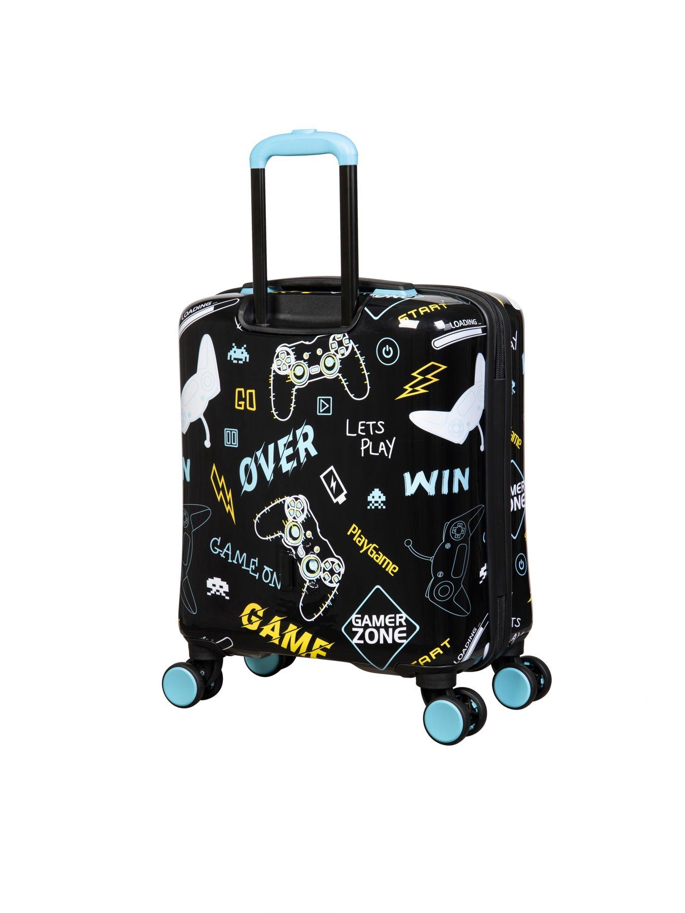 Image 5 of 7 of it Luggage Liquified Video Games Kiddies Suitcase Set