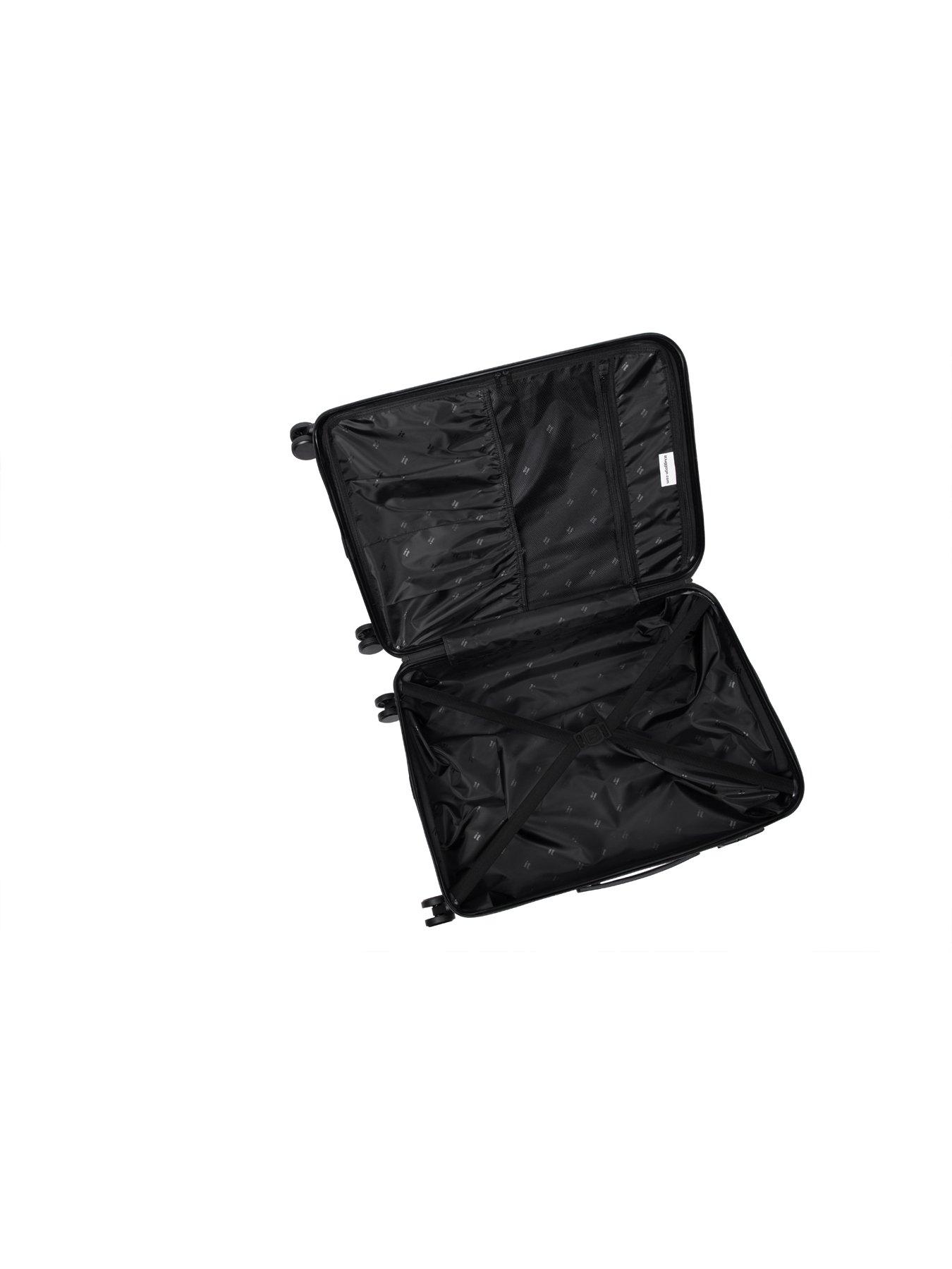  image of it-luggage-sheen-moo-cow-blackwhite-cabin-suitcase-with-tsa-lock
