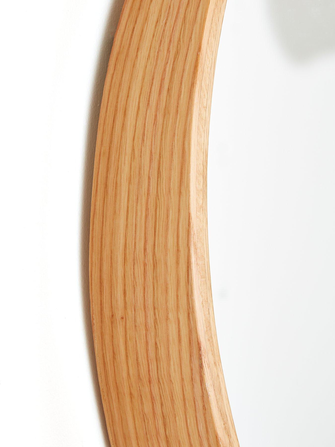  image of very-home-cesa-round-natural-mirror-60cm