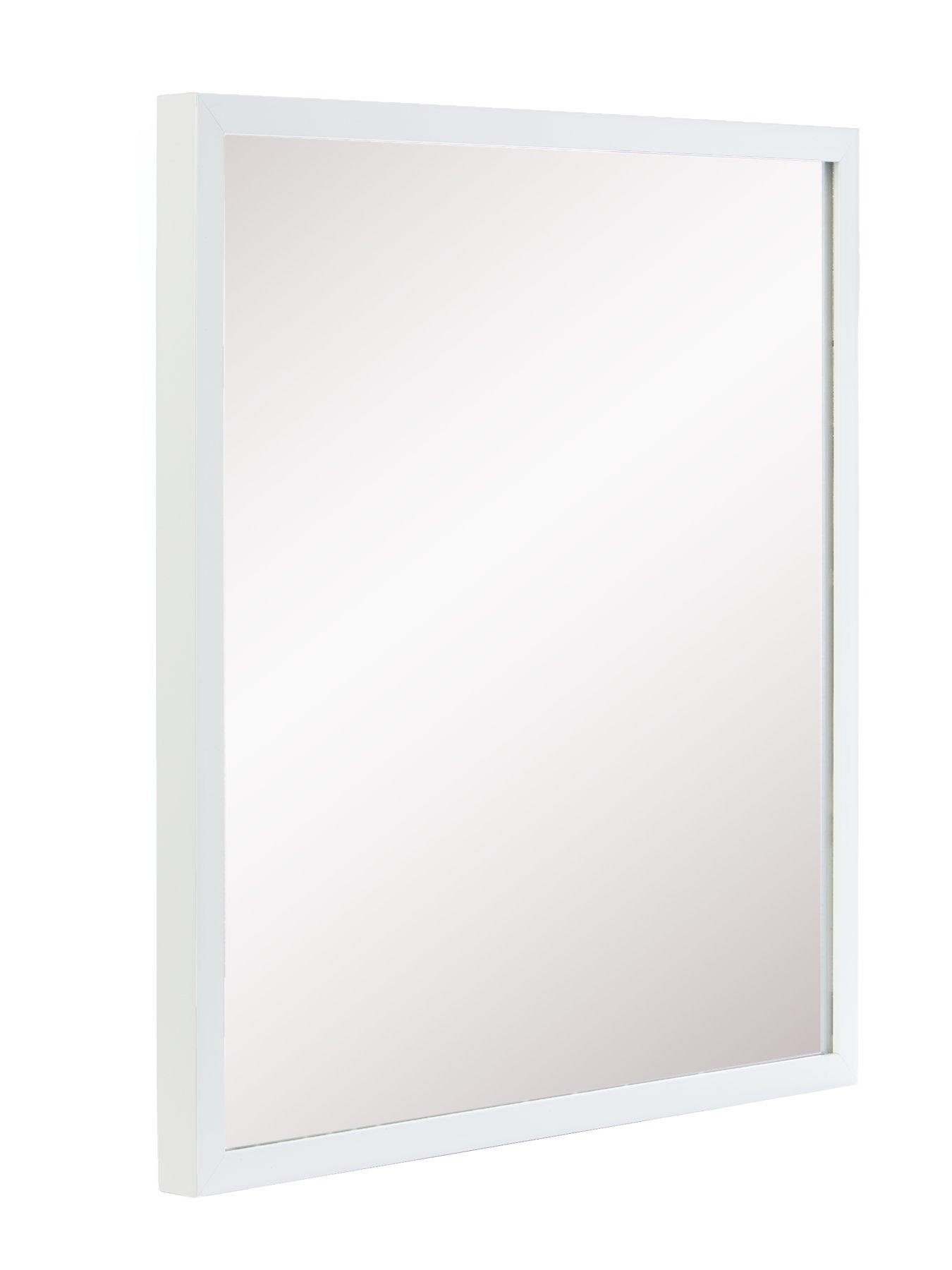  image of the-very-collection-square-mirror-white-55x55cm