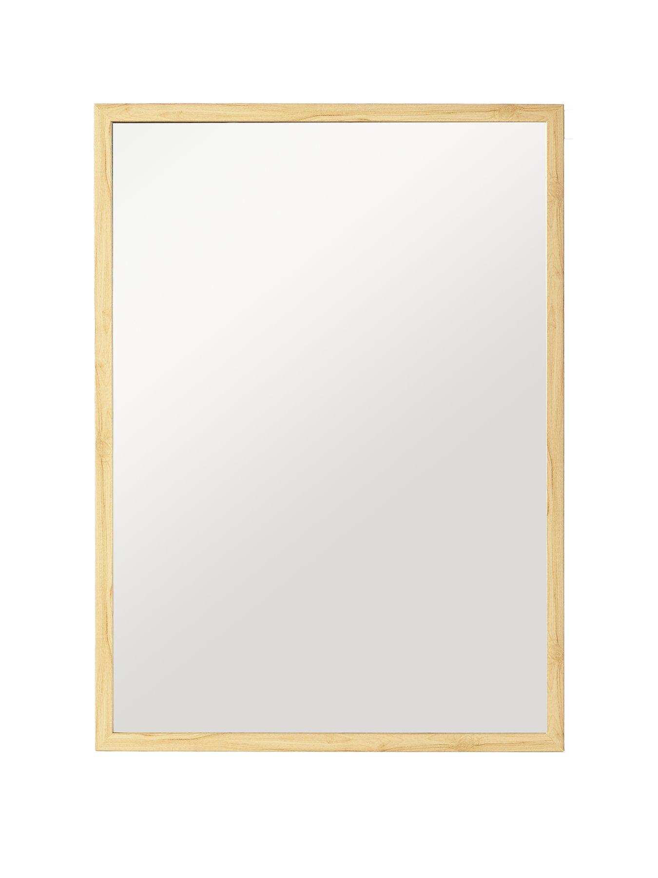 Image 2 of 4 of The Very Collection Rectangular Mirror - Natural 53x73cm