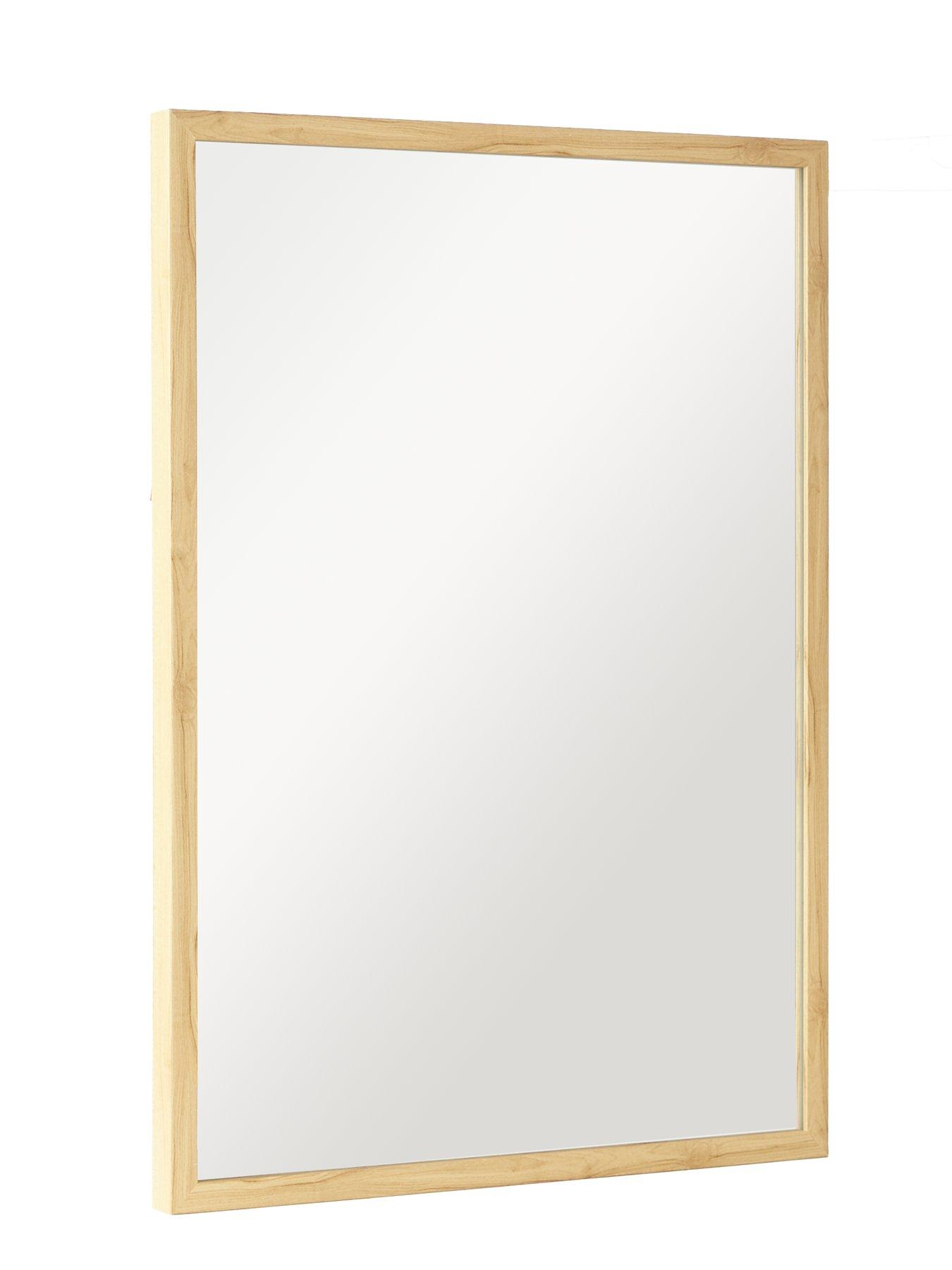 Image 3 of 4 of The Very Collection Rectangular Mirror - Natural 53x73cm