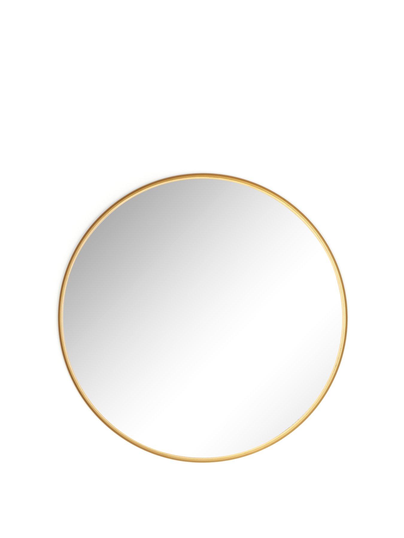 Image 2 of 6 of The Very Collection Abano Large Mirror - Gold 75cm