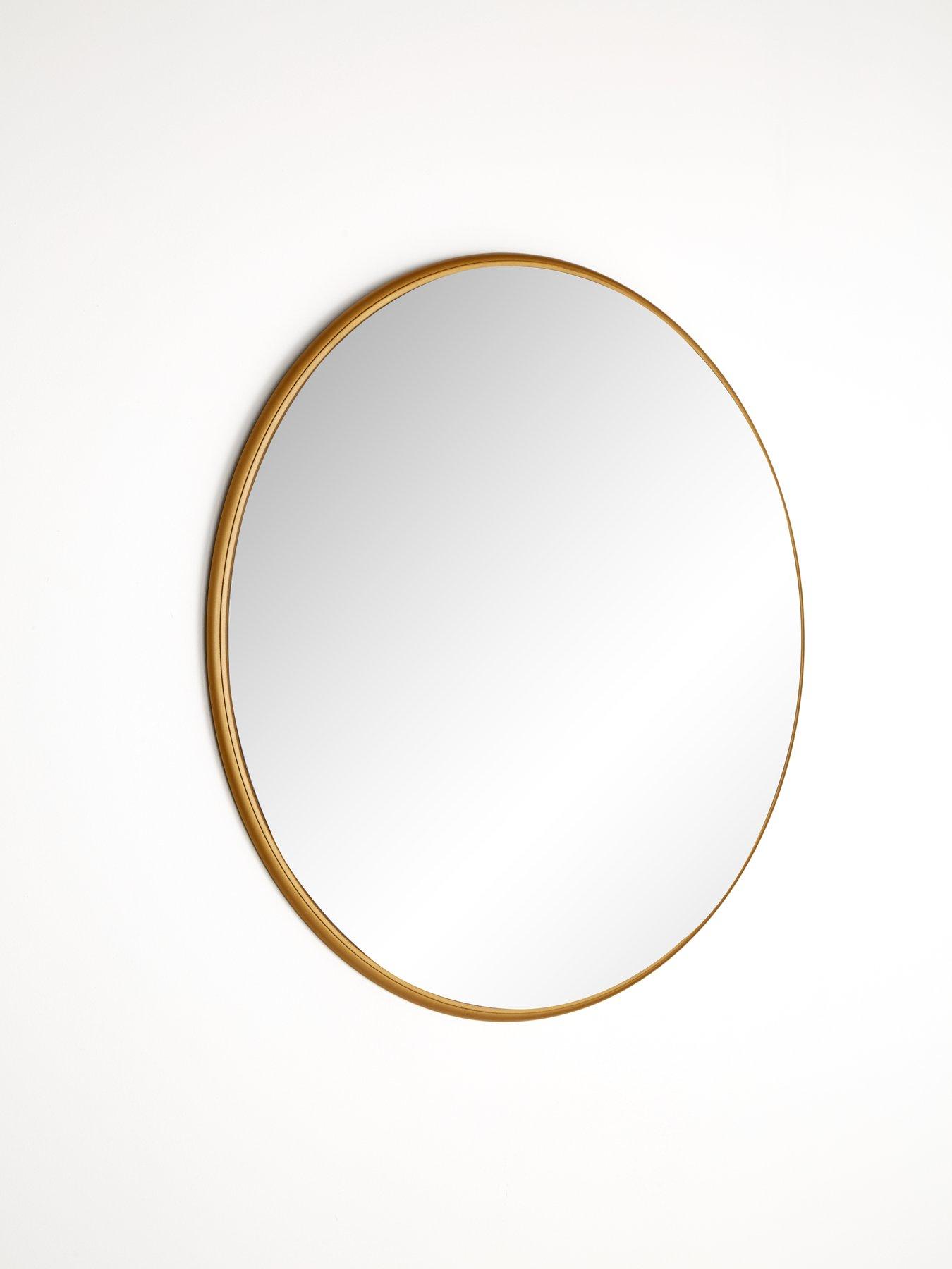 Image 3 of 6 of The Very Collection Abano Large Mirror - Gold 75cm