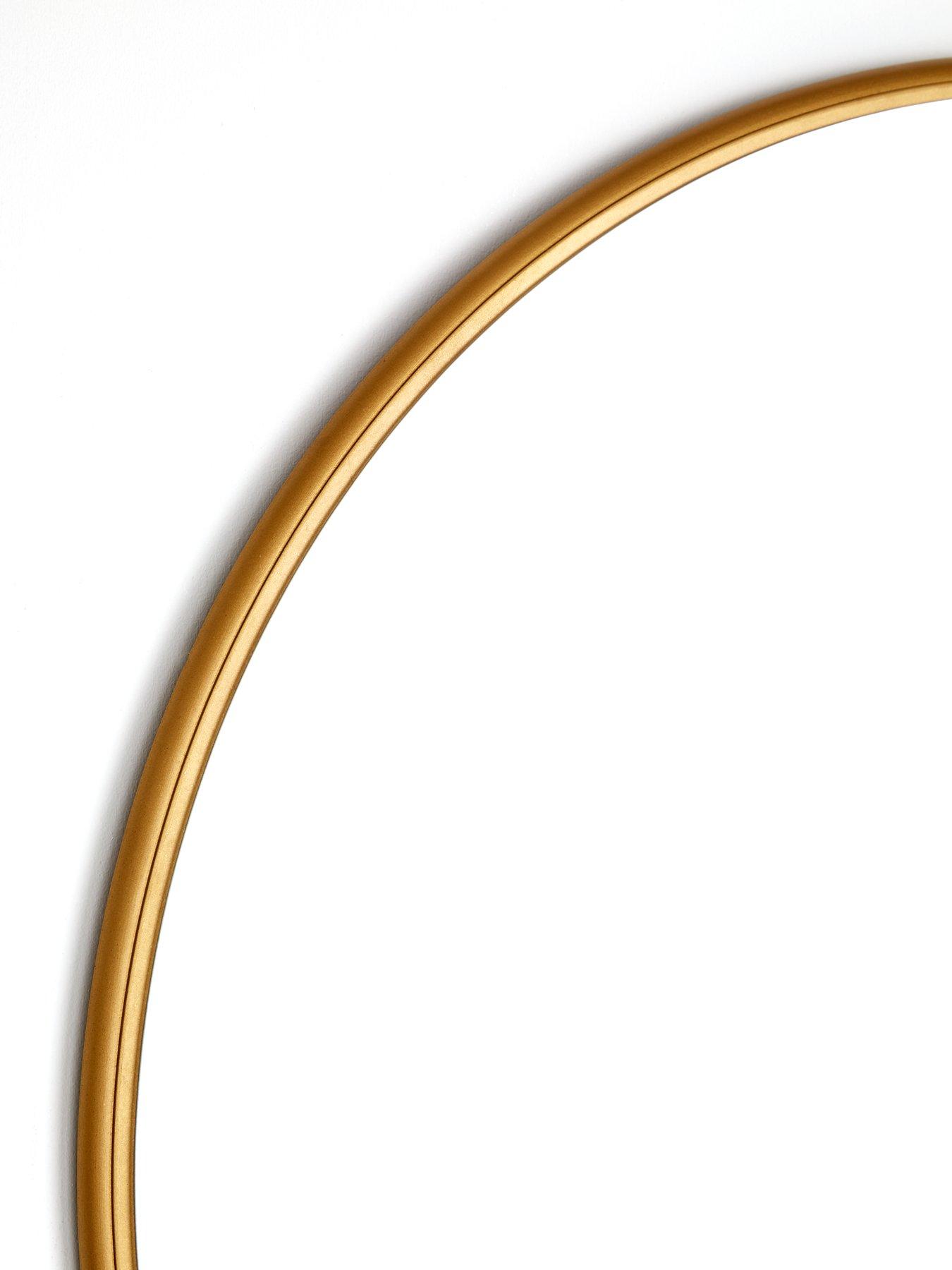 Image 4 of 6 of The Very Collection Abano Large Mirror - Gold 75cm